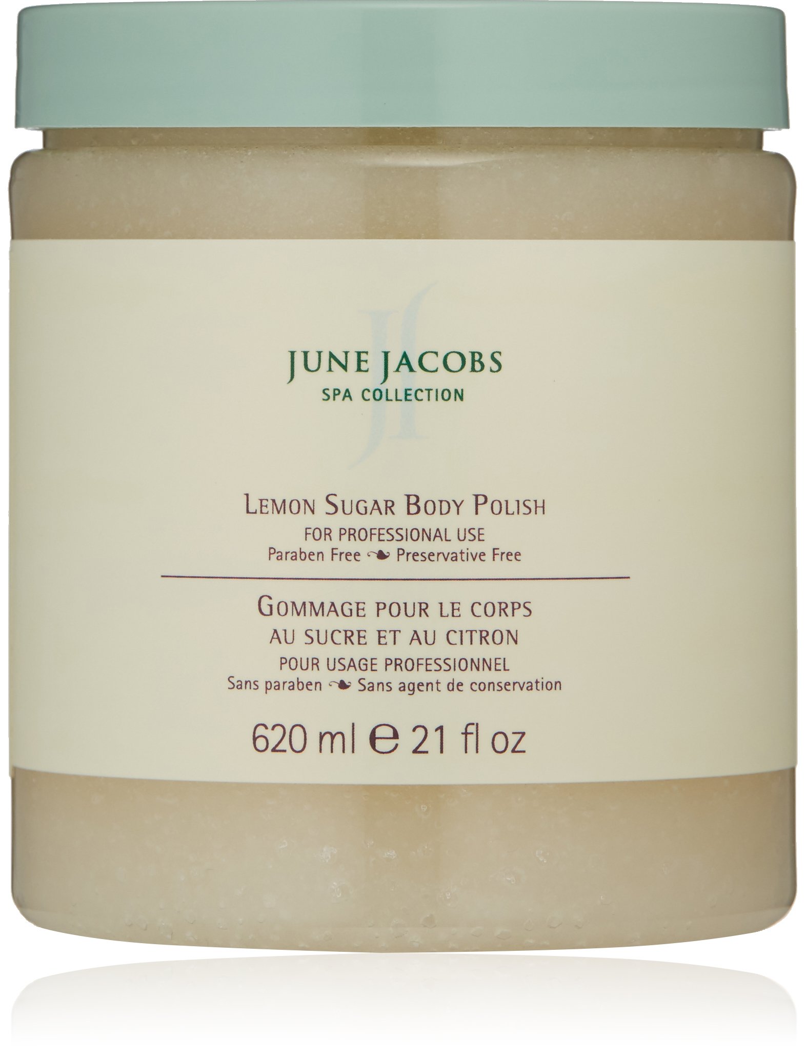 June Jacobs Sugar Body Polish - Lemon Scented Exfoliating Scrub, 21 Fl Oz for Smooth & Glowing Skin | Perfect for Spa Day, Dry Skin Treatment & At-Home Self Care