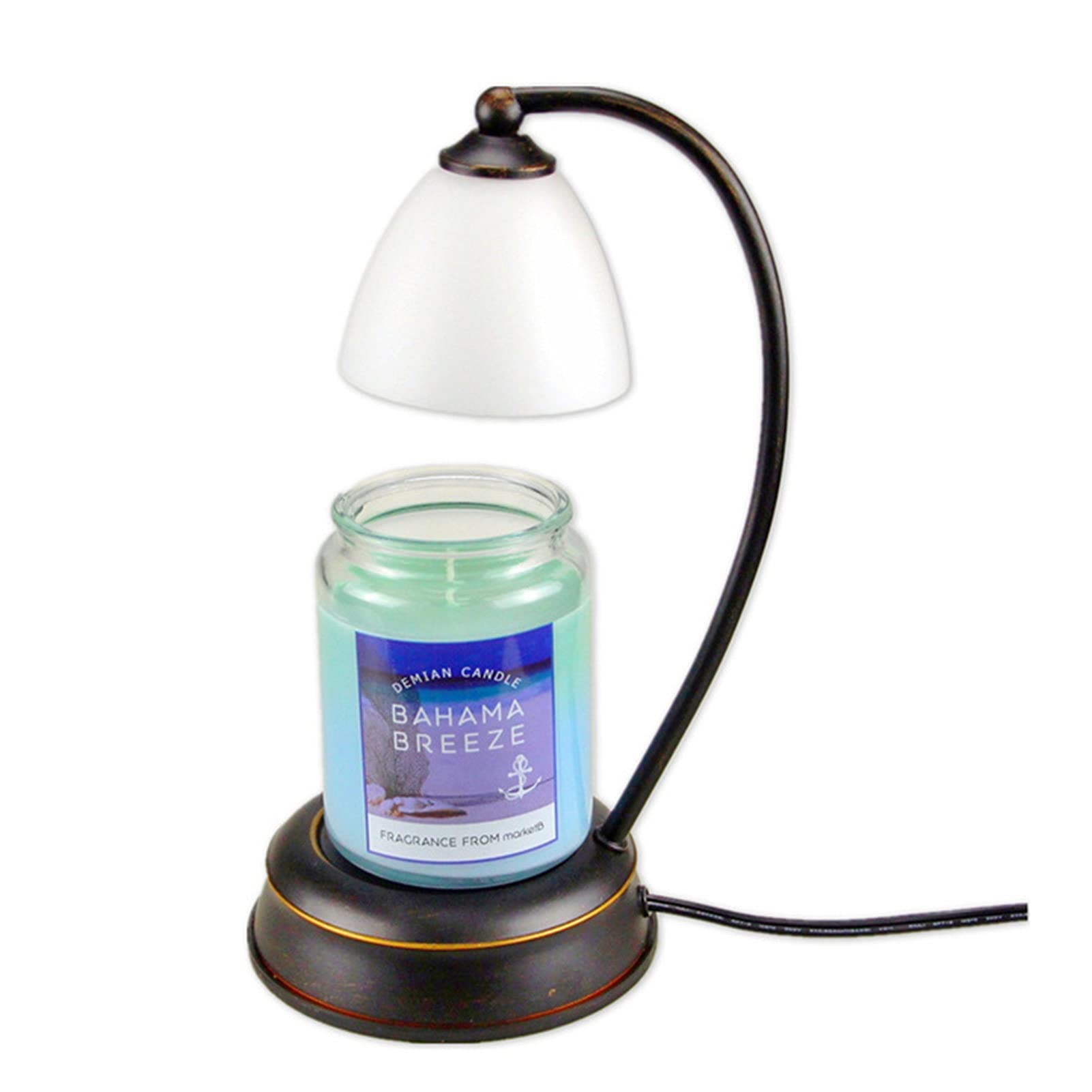 Vintage Black Electric Wax Melter Lamp - Aromatherapy Candle Warmer for Home, Bedroom, Spa & Club | Antique-Style Wax Burner for Relaxation & Ambiance