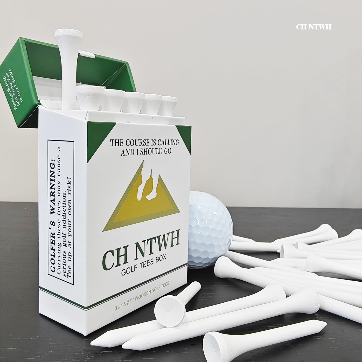 Golf Magnetic Tee Holder - Funny Golf Gag Gift for Men, Dad & Golfers | Strong Magnet Golf Accessories | Perfect for Birthday, Father's Day & On-Course Convenience