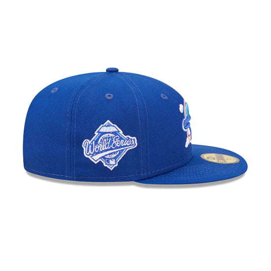 Toronto Blue Jays 1992 World Series Blue 59FIFTY Fitted Baseball Cap for Men - Perfect for Game Day, Sports Events & Casual Wear