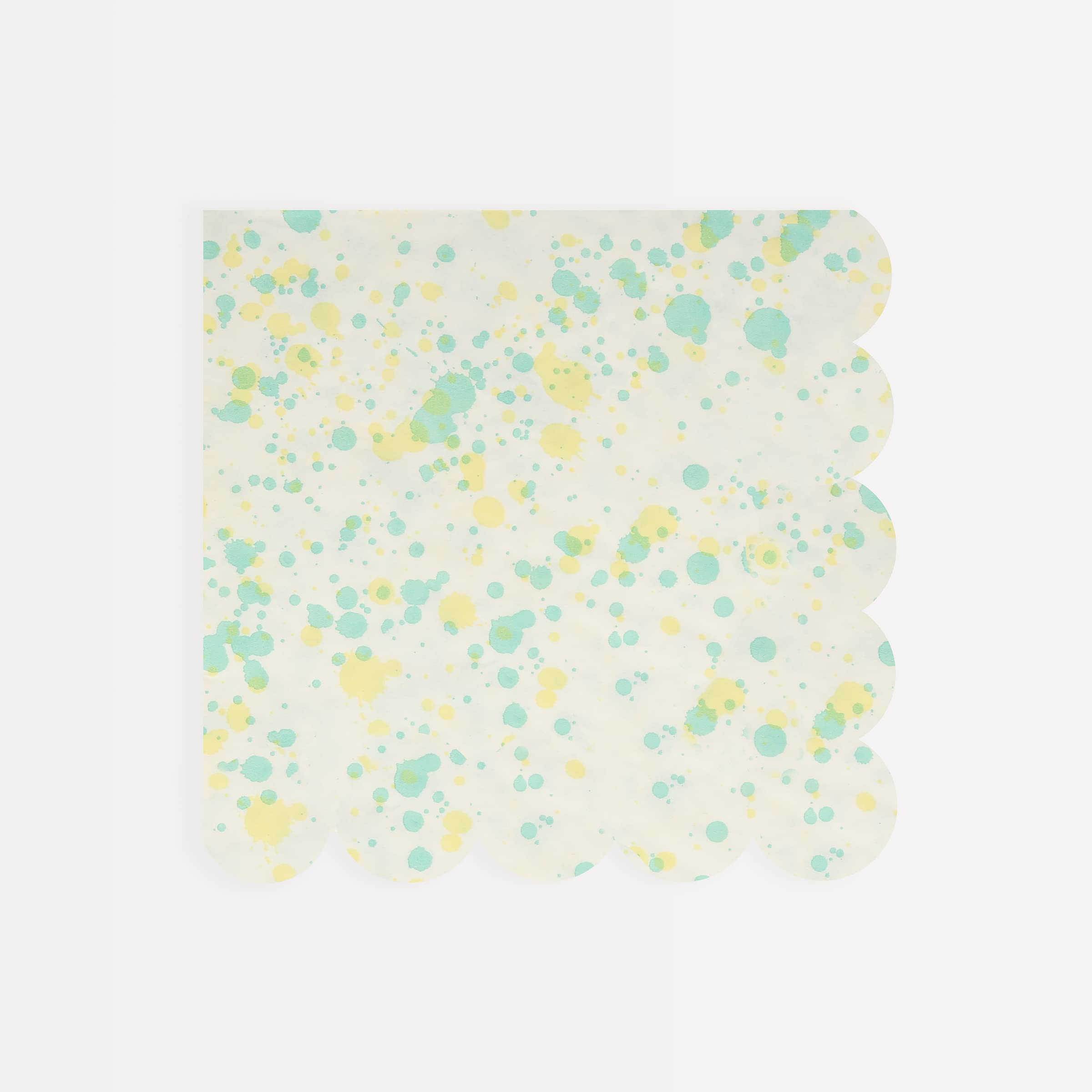 Meri Meri Speckled Disposable Paper Napkins - Pack of 16, 3-Ply Thick & Absorbent Dinner Napkins for Kids & Adults - Perfect for Birthday Parties, Picnics, and Family Gatherings