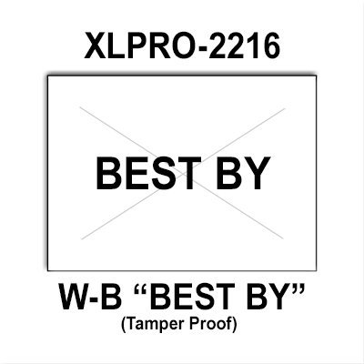 200,000 XLPro 2216 Compatible General Purpose Labels for XLPRO-22DA & XLPRO-22DC Price Guns - Full Case with 8 Ink Rollers & Security Cuts - Perfect for Retail Pricing, Inventory Labeling & Warehouse Organization