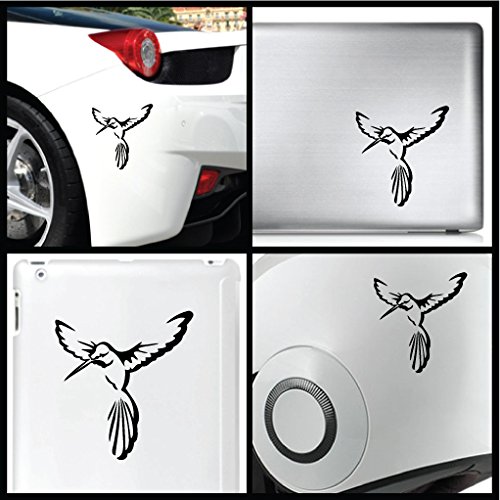 Bee Bird Dance - Animal Decal [12cm Black] Vinyl Sticker for Car, Bike, iPad, Laptop, MacBook, Helmet - Perfect for Water Bottles, Skateboards, Notebooks & DIY Crafts