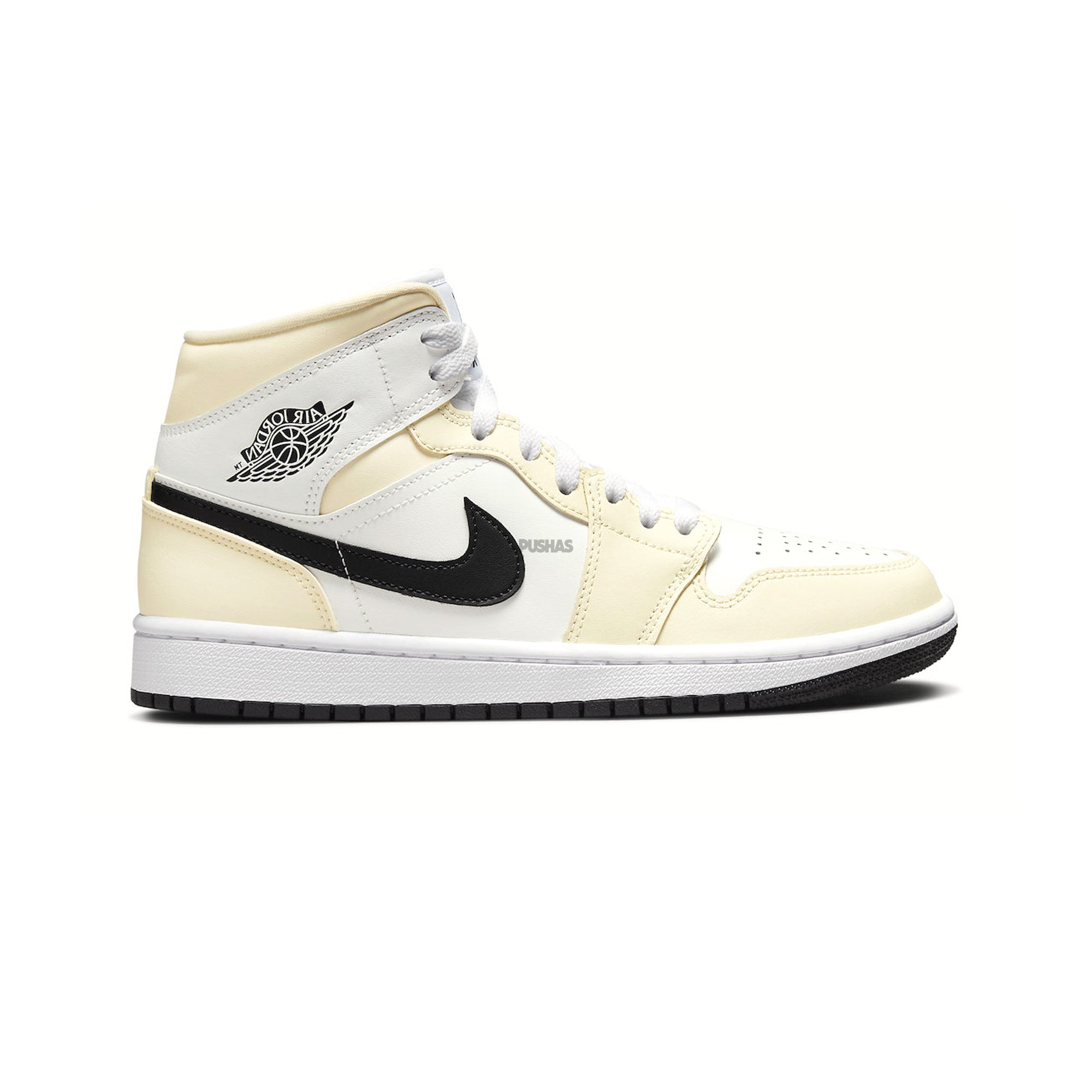 Air Jordan 1 Mid 'Coconut Milk' Women's Basketball Shoes (2021) - Stylish Sneakers for Casual Wear, Gym & Street Fashion