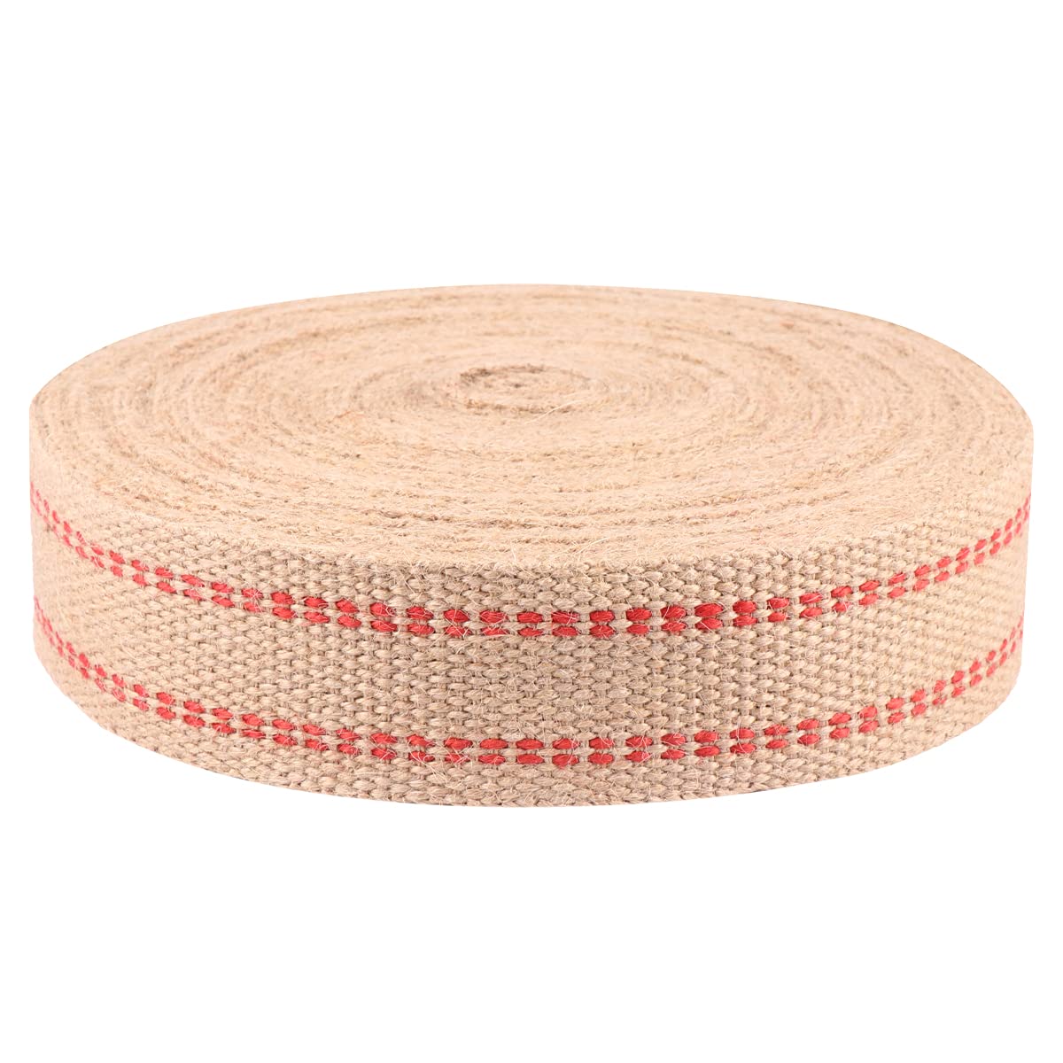 ARTIBETTER 1 Roll Jute Braid Cloth Bandage Knitting Ribbon - Natural Khaki Braided Fabric Trim for DIY Clothing, Costumes & Crafts | Perfect for Sewing, Embellishments & Boho Fashion Projects