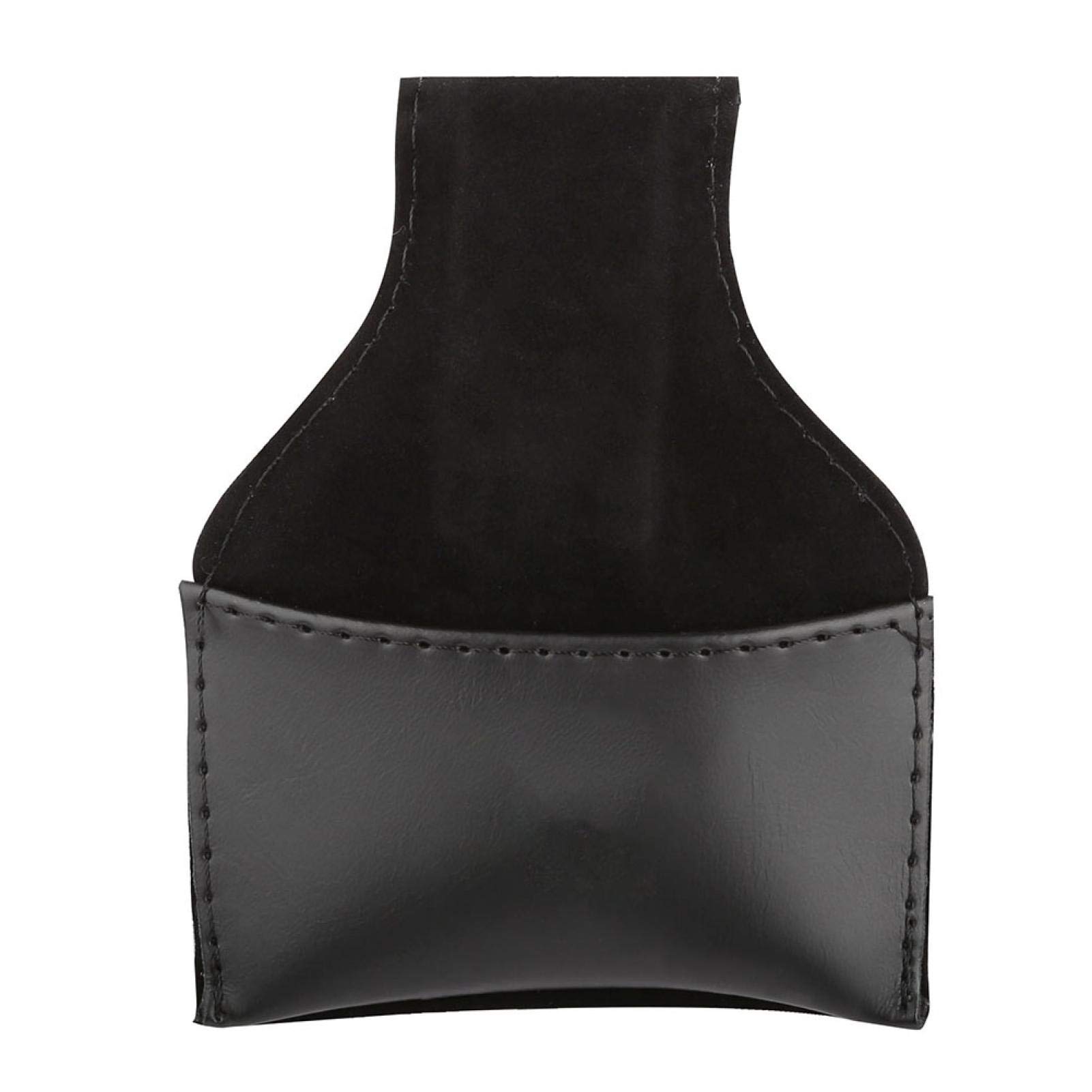 Premium PU Leather Billiard Chalk Holder - Portable Snooker & Pool Chalk Bag Accessory (Black) - Perfect for Billiards, Pool Bars, and Home Game Rooms