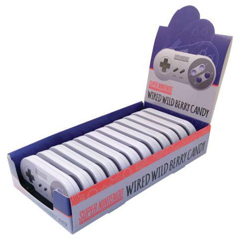 Super Nintendo Entertainment System Wired Wild Berry Candy - Retro Gaming Snacks for Parties, Gamer Gifts & Nostalgic Treats (Pack of 10)