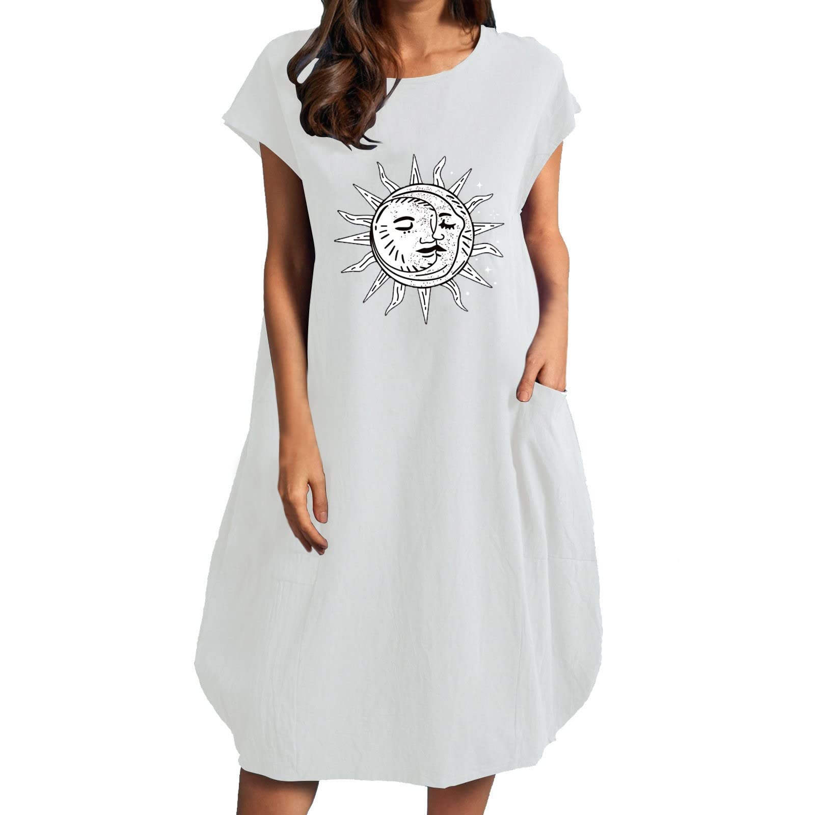 Elegant Women's Formal Dresses & Summer Casual T-Shirt Dresses - Beach Cover Up, Long Cami Midi Sundresses for Parties, Vacations & Everyday Wear