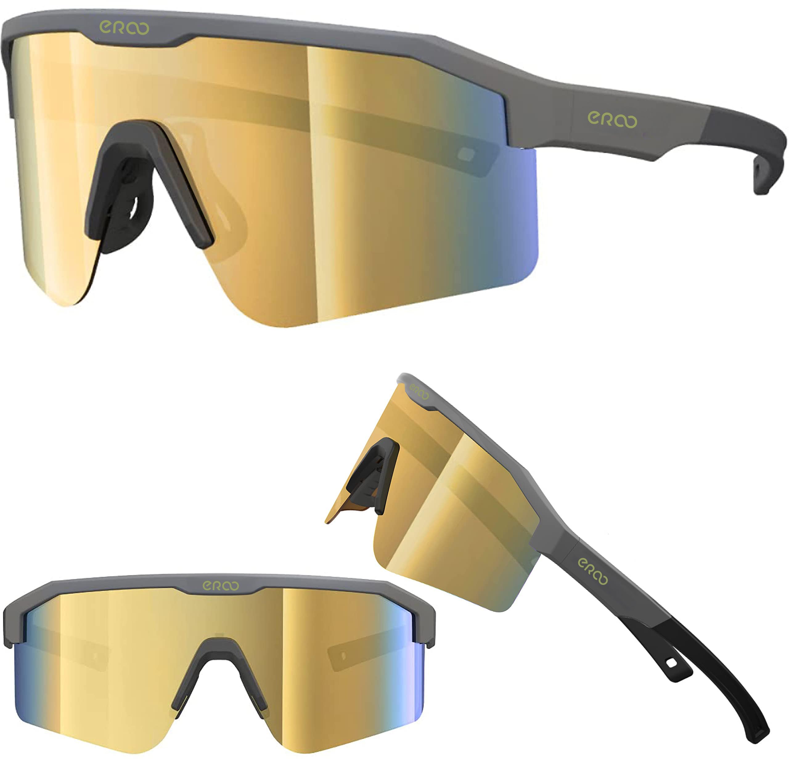 Eazyrun Polarized Sports Sunglasses for Women & Youth - Lightweight Small Frame for Baseball, Softball, Cycling, Running & Pickleball - Perfect for Outdoor Activities & Summer Sports Protection