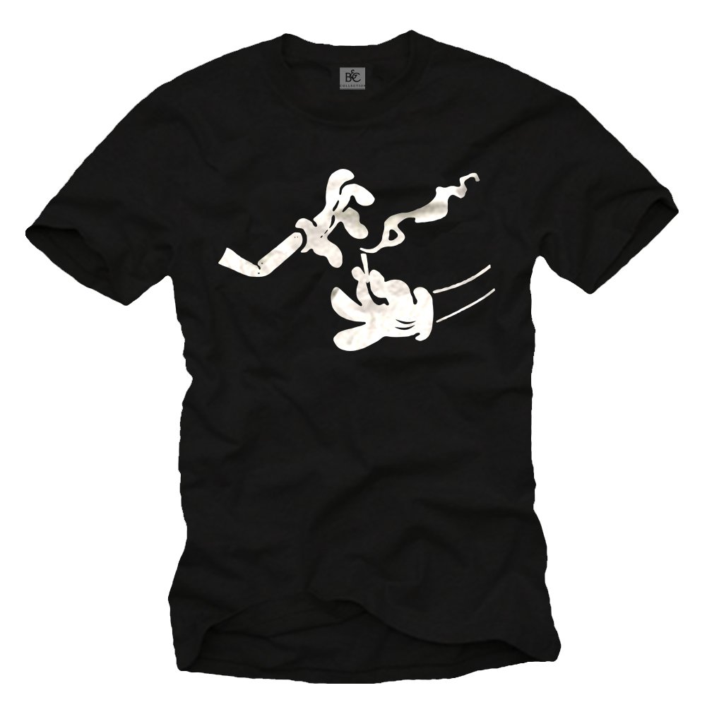 Swag Men's Graphic T-Shirt - Mickey On Dope Design - Cool Casual Streetwear for Men - Perfect for Parties, Concerts & Everyday Wear
