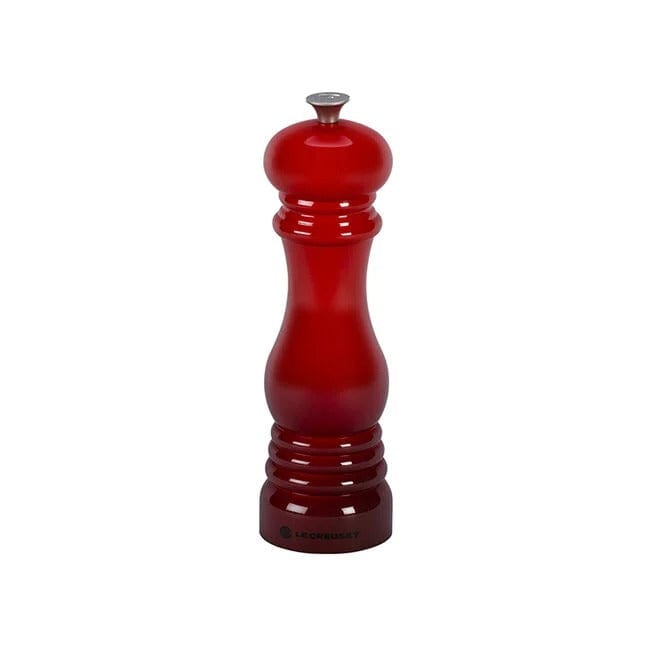 Le Creuset Classic Adjustable Pepper Mill - Premium Stainless Steel Grinder with Ceramic Mechanism, Multiple Colors (Black, White, Red) - Perfect for Kitchen, Dining Table & Gourmet Cooking