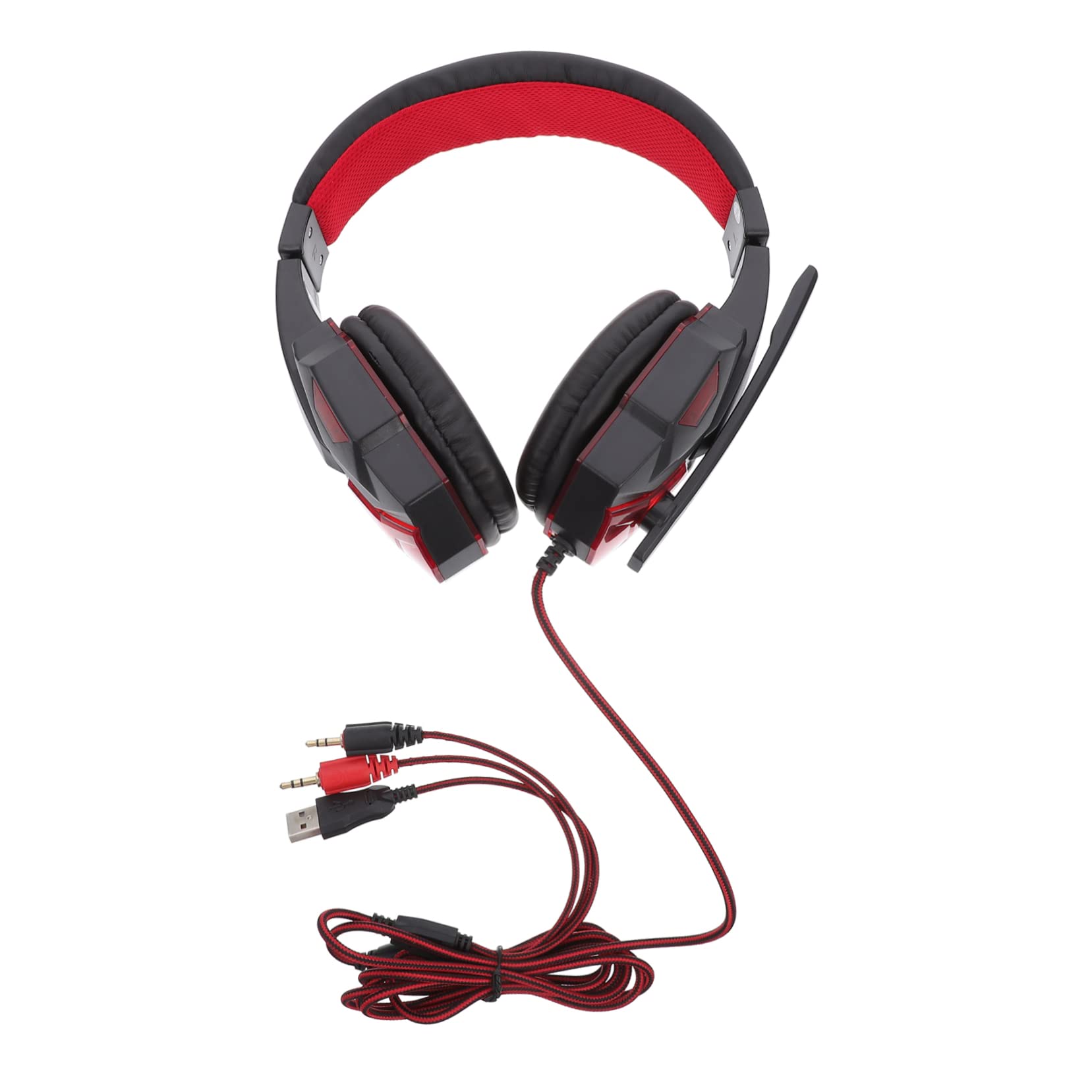 Homoyoyo Noise Cancelling Gaming Headset - Wired Over-Ear Headphones with Mic for PC, Laptop & Phone - Perfect for Gaming, Music & Online Meetings