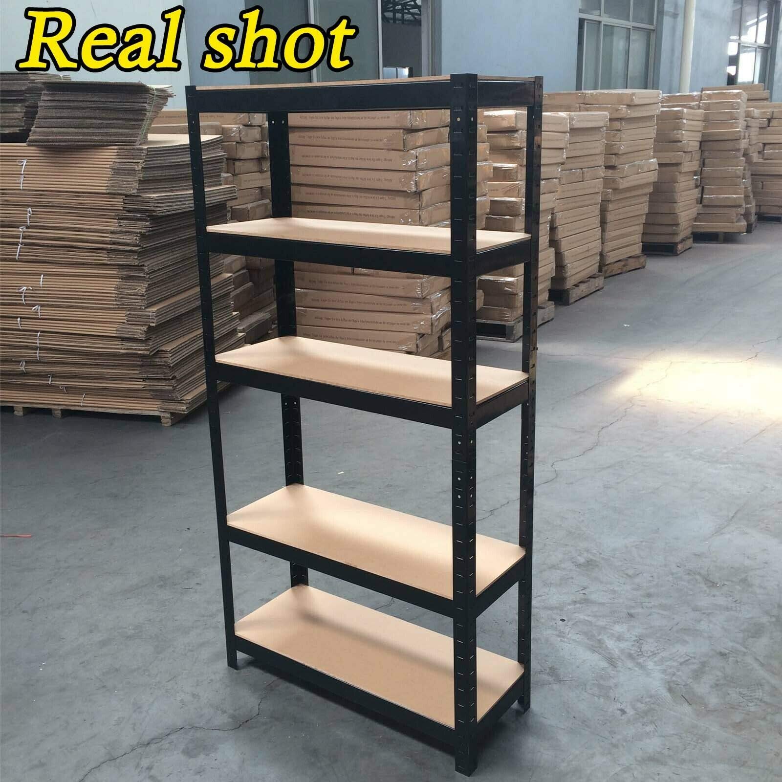 5-Tier Heavy Duty Metal Storage Shelves - 28