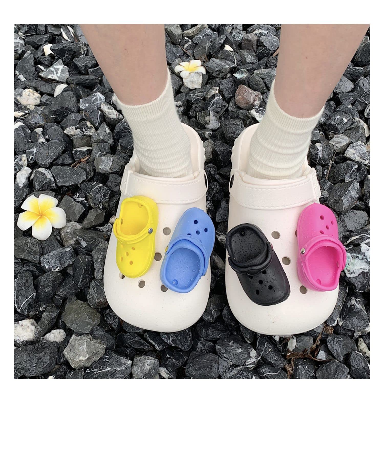 CEINOM Unisex Garden Clogs - Breathable Mesh Slippers & Sandals for Outdoor, Beach, and Summer Wear - Comfortable Mini Clogs for Gardening, Poolside, and Casual Use