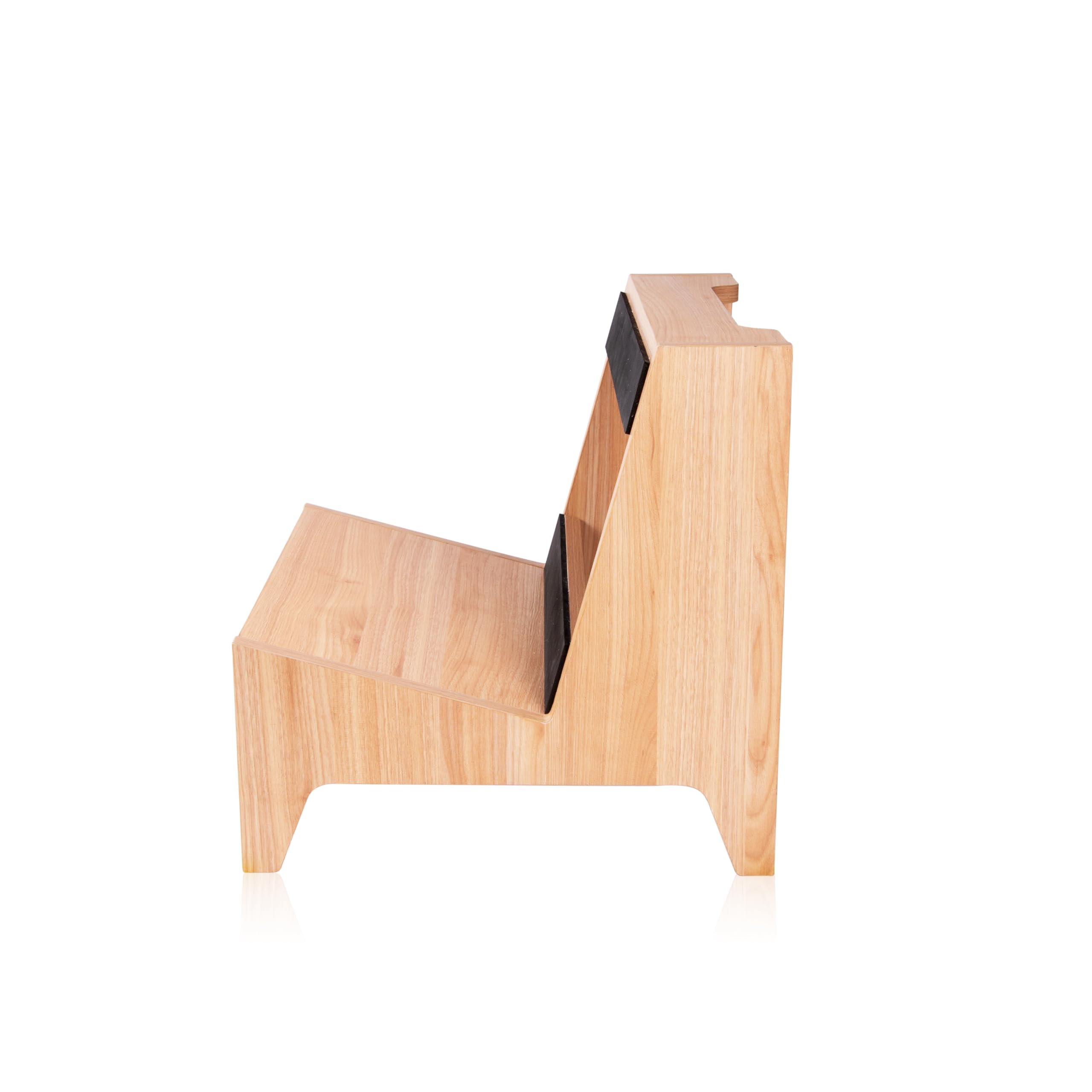 Gator Frameworks GFW-ELITEGTRAMPSM-MPL Small Guitar Amp Stand - Natural Maple Matte Finish | Portable & Adjustable for Electric Guitar Amplifiers | Perfect for Home Studios, Live Gigs & Practice Sessions