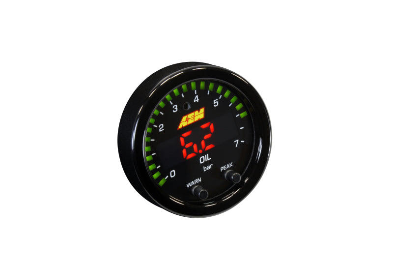 AEM X Series 0-100psi Pressure Gauge Kit - High Accuracy, Durable Performance for Automotive, Industrial & Hydraulic Systems