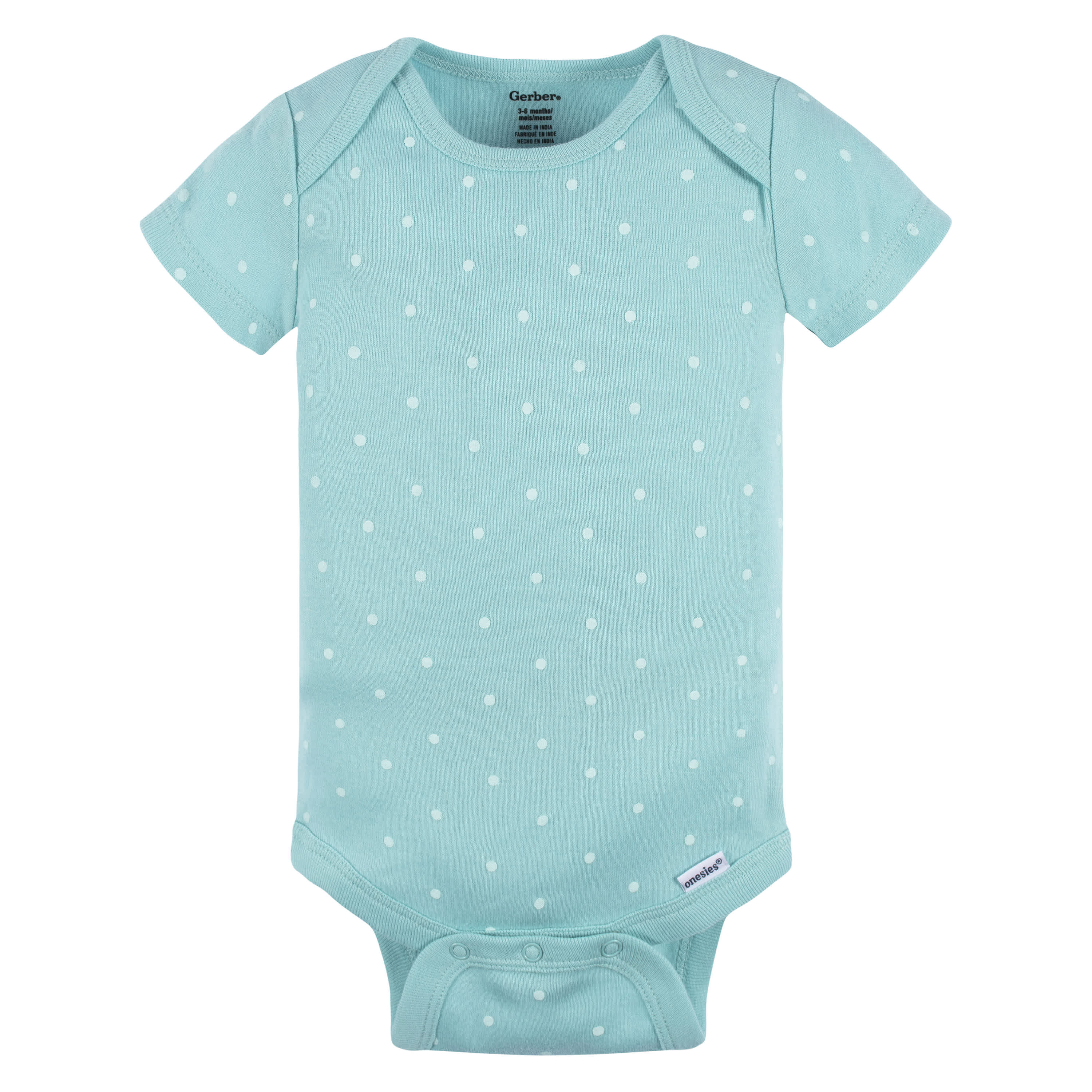 4 Pack Baby Girls Bee Petals Short Sleeve Onesies® Bodysuits - Soft Cotton Infant Rompers for Newborns & Toddlers - Perfect for Playtime, Nursery & Photo Shoots