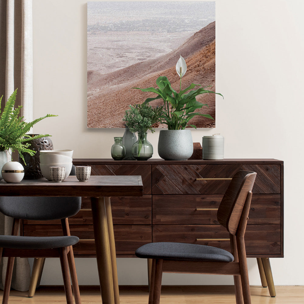 Stylish MERCY Dining Chair in Walnut & Grey - Perfect for Modern Kitchens, Dining Rooms & Home Offices