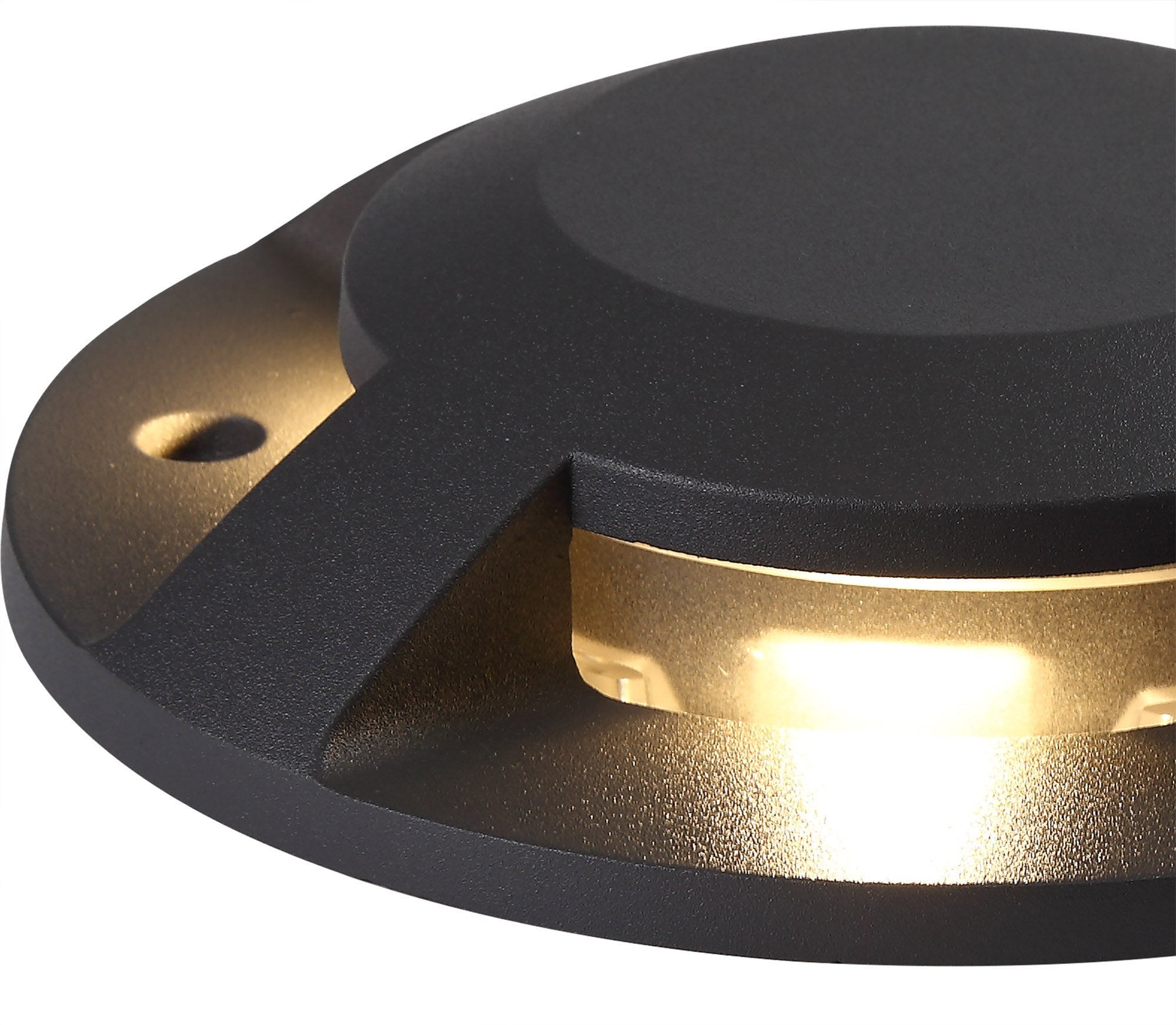 Asebey Above Ground Driveover LED Light - 4 x 3W, 3000K Warm White, 256lm, IP67 Waterproof, IK10 Impact Resistant, Anthracite Color - Perfect for Parking Lots, Driveways & Outdoor Areas - 3 Year Warranty