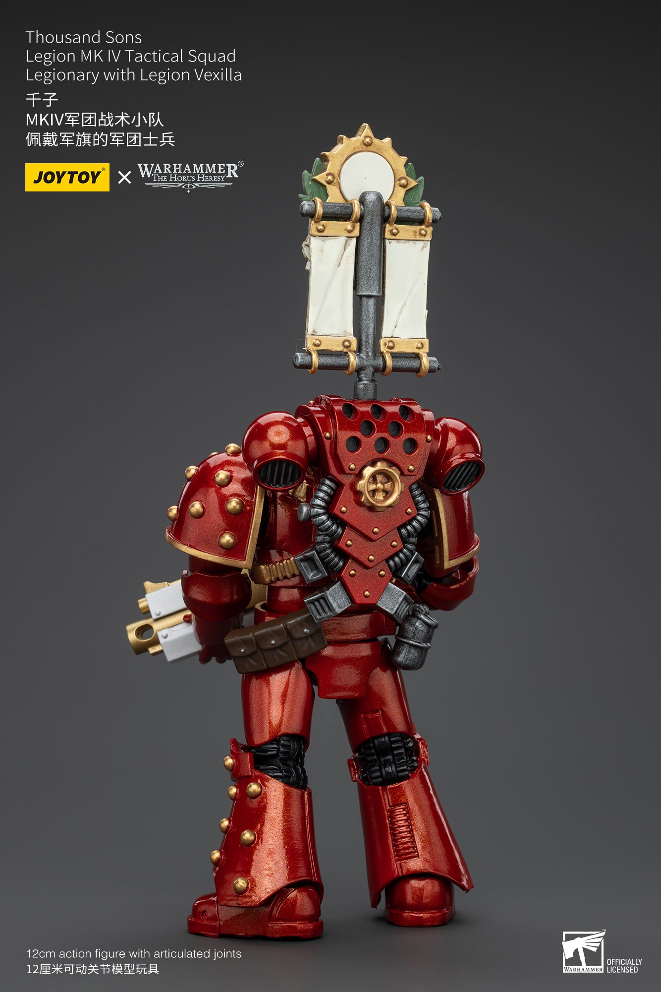JOYTOY 1/18 Scale Warhammer The Horus Heresy Thousand Sons Legion MK IV Tactical Squad Action Figure - Collectible Model for Display, Gaming & Warhammer 40K Fans