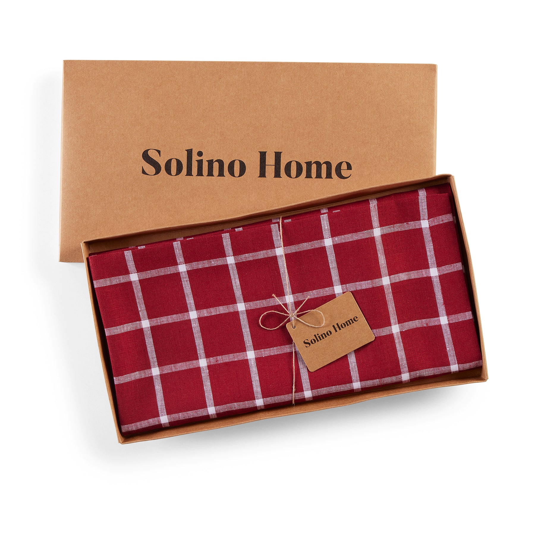 Stylish Windowpane Pattern Table Runner - Elegant Dining Table Decor for Holiday Dinners & Special Occasions