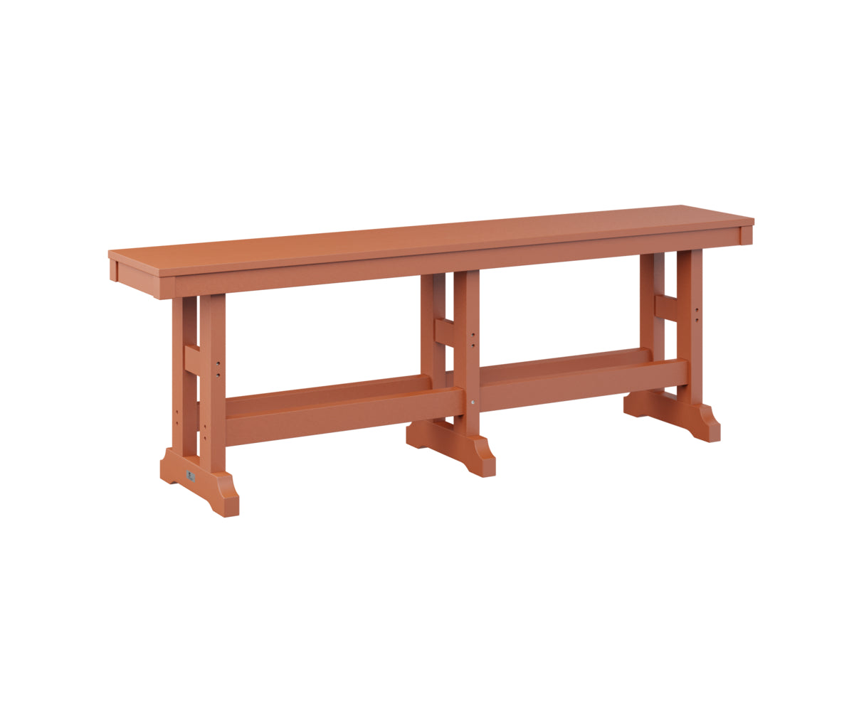 Berlin Gardens Garden Classic 66-Inch Outdoor Counter Height Bench - Perfect for Patio, Deck, Garden & Backyard Dining