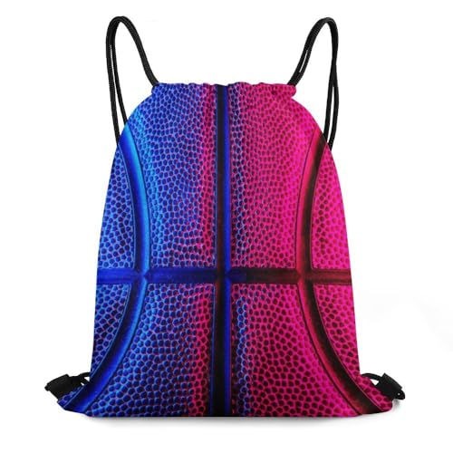Basketball Drawstring Backpack 3 Basic