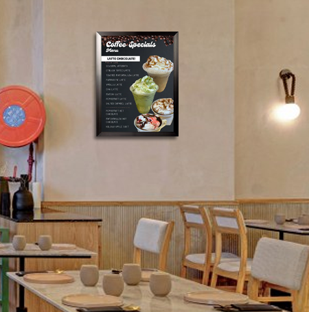 20x28 Poster Frame - Carbon Steel Swing Frame for Wall Display - Perfect for Home Decor, Office Art, and Gallery Exhibits