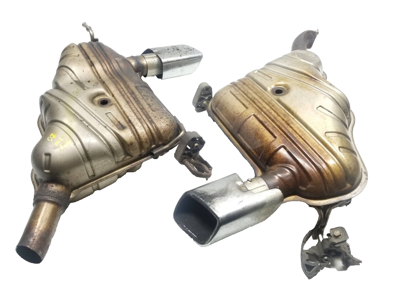 2006-2011 Mercedes ML500 Rear Exhaust Muffler Pair OEM W164 - Compatible with ML350 ML550, Perfect for Exhaust System Replacement & Performance Upgrade