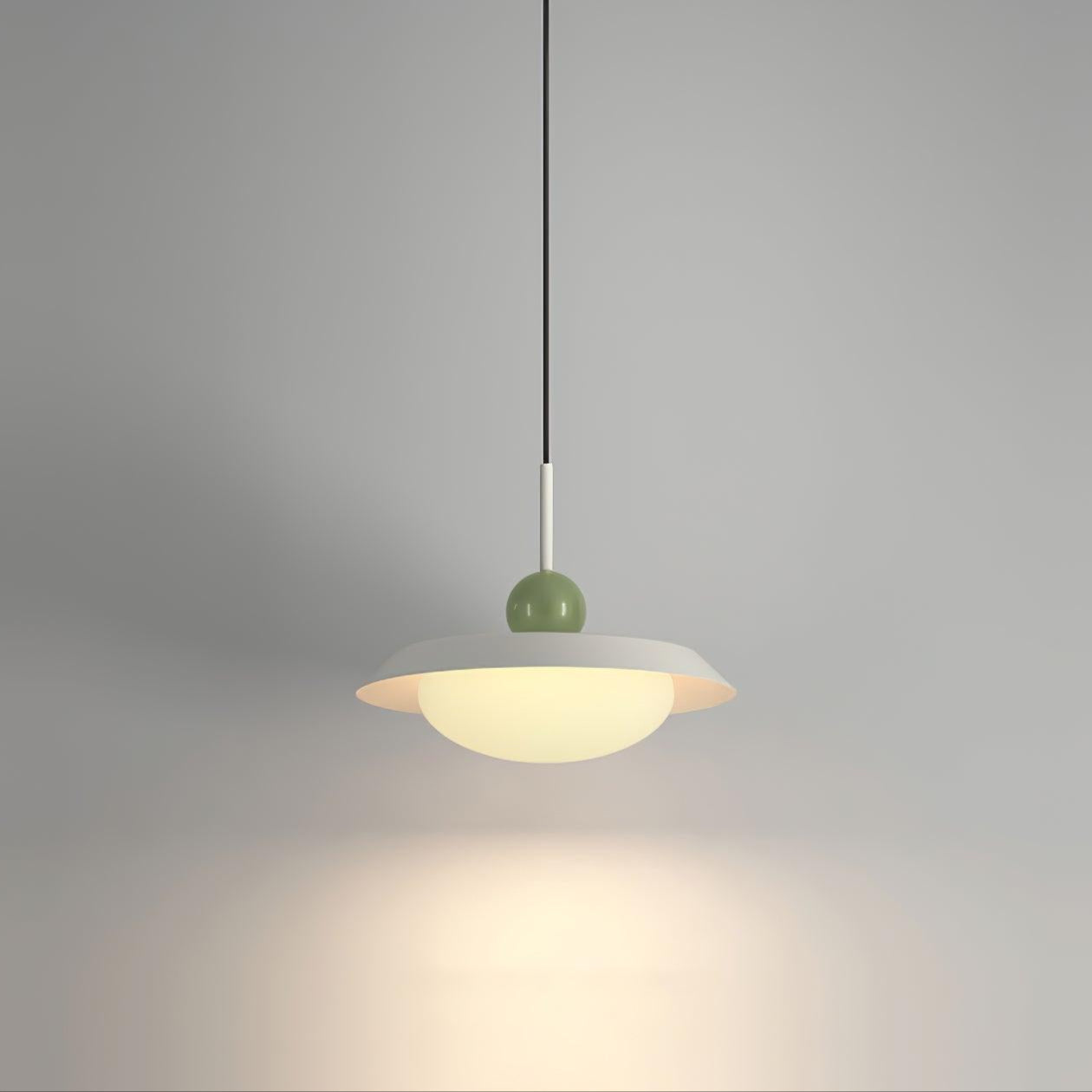 Morandi Style Layered Pendant Light - Modern Scandinavian Hanging Chandelier for Dining Room, Bedroom, Kitchen Island and Living Room Decor