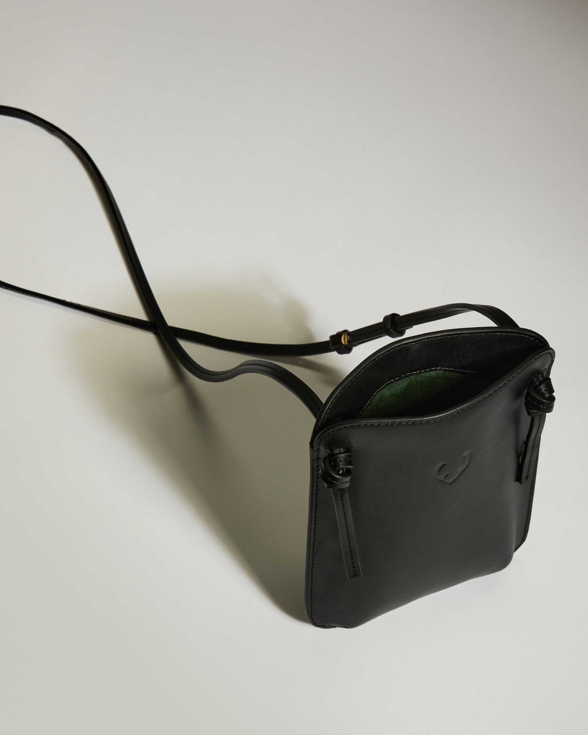 Premium Black Leather Crossbody Bag - Heritage Collection - Stylish & Durable for Travel, Work & Everyday Use