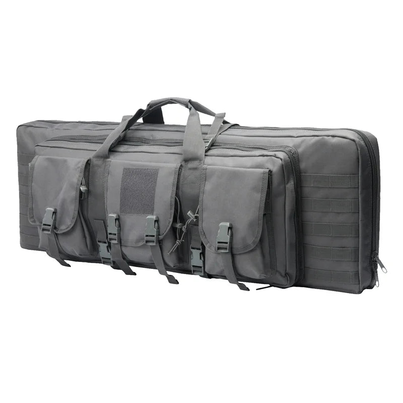 Tactical Double Rifle Case - Durable Waterproof Gun Bag for Hunting & Shooting Range - Perfect for Outdoor Adventures & Firearm Storage