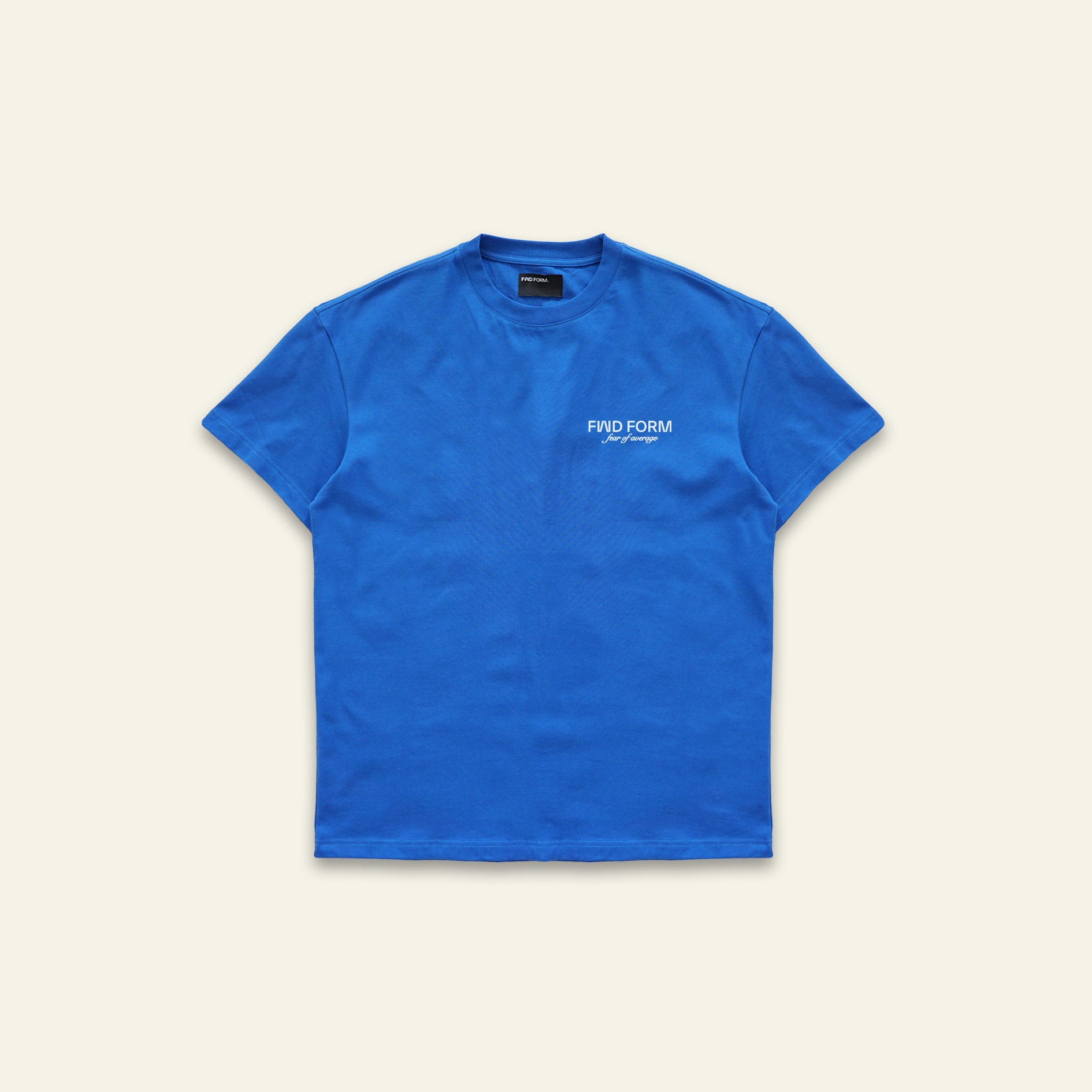Premium FWD Form Core Tee - Soft Blue Cotton T-Shirt for Men | Comfortable Casual Wear for Gym, Workout & Everyday Outfits