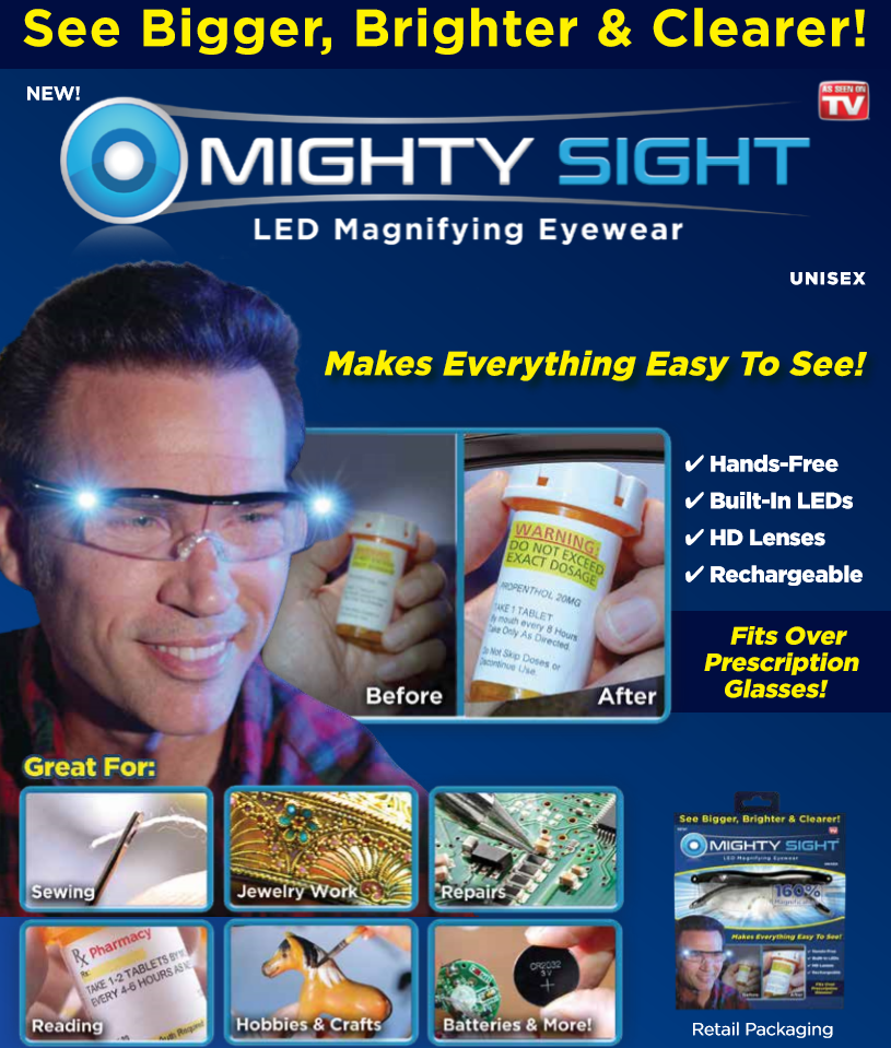 Mighty Sight - Premium LED Headlamp for Outdoor Adventures, Camping, Hiking & Night Running | Rechargeable Bright Headlight with Adjustable Beam