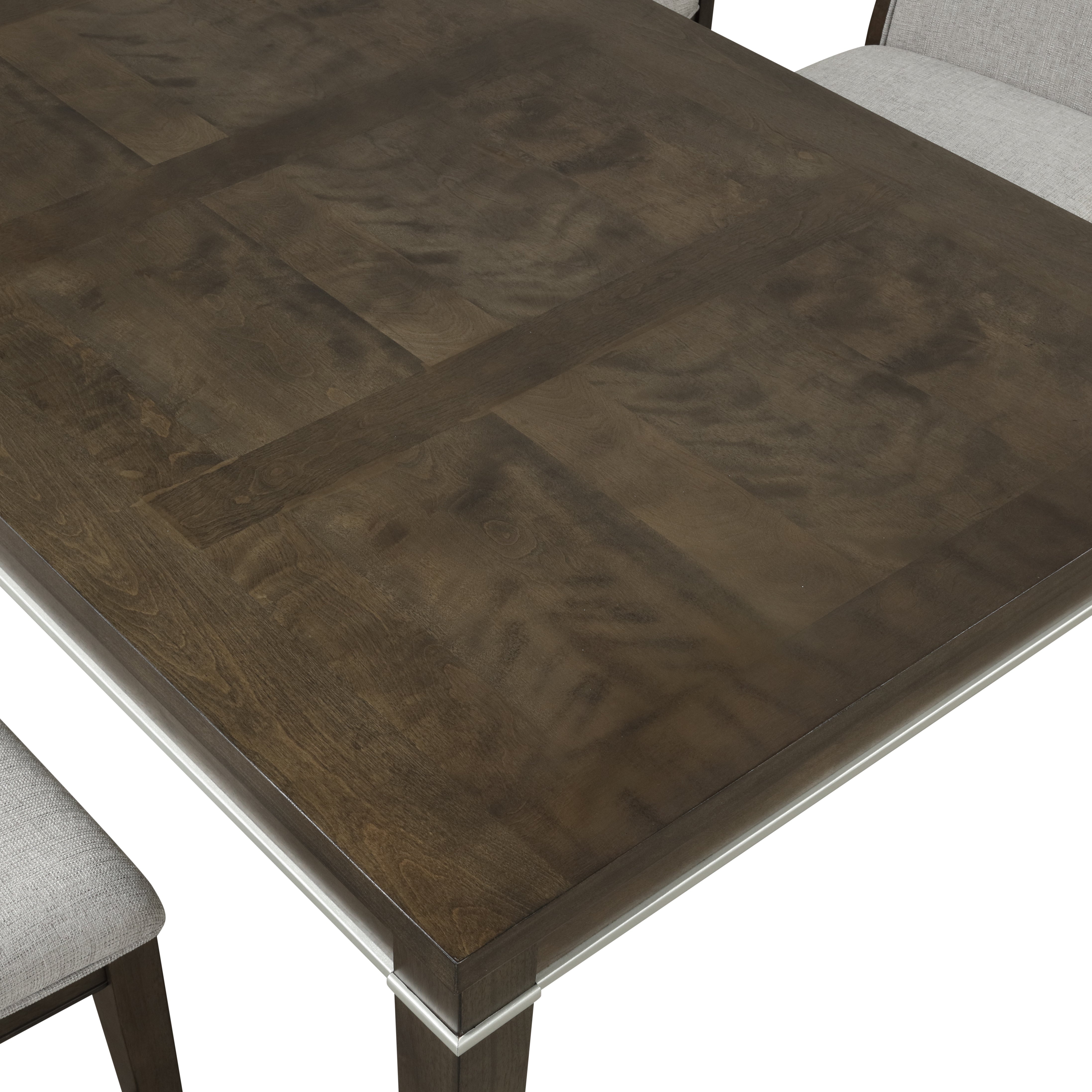 Roundhill Furniture Aberll Wood Dining Table - 42 Inch Round Gray Wooden Kitchen Table for Small Spaces | Perfect for Breakfast Nook, Apartment Dining & Cozy Family Meals