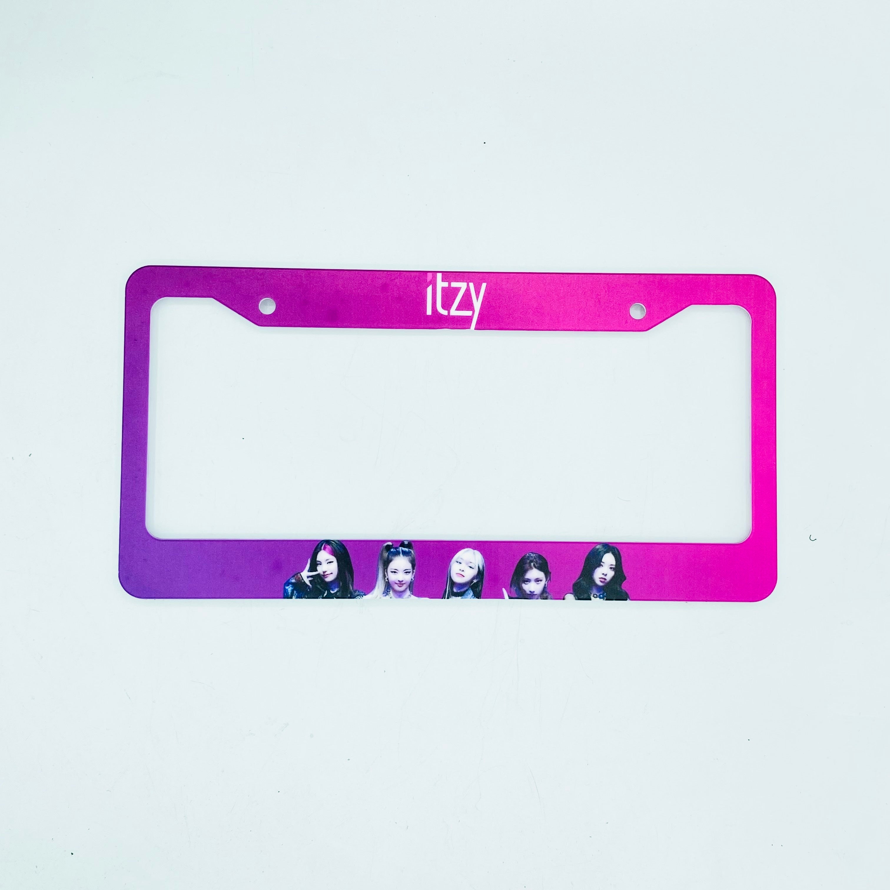 ITZY Pink KPOP Album Plate Frame - Display Your Favorite K-Pop Albums - Perfect for Bedroom, Office & Fan Collection Decor