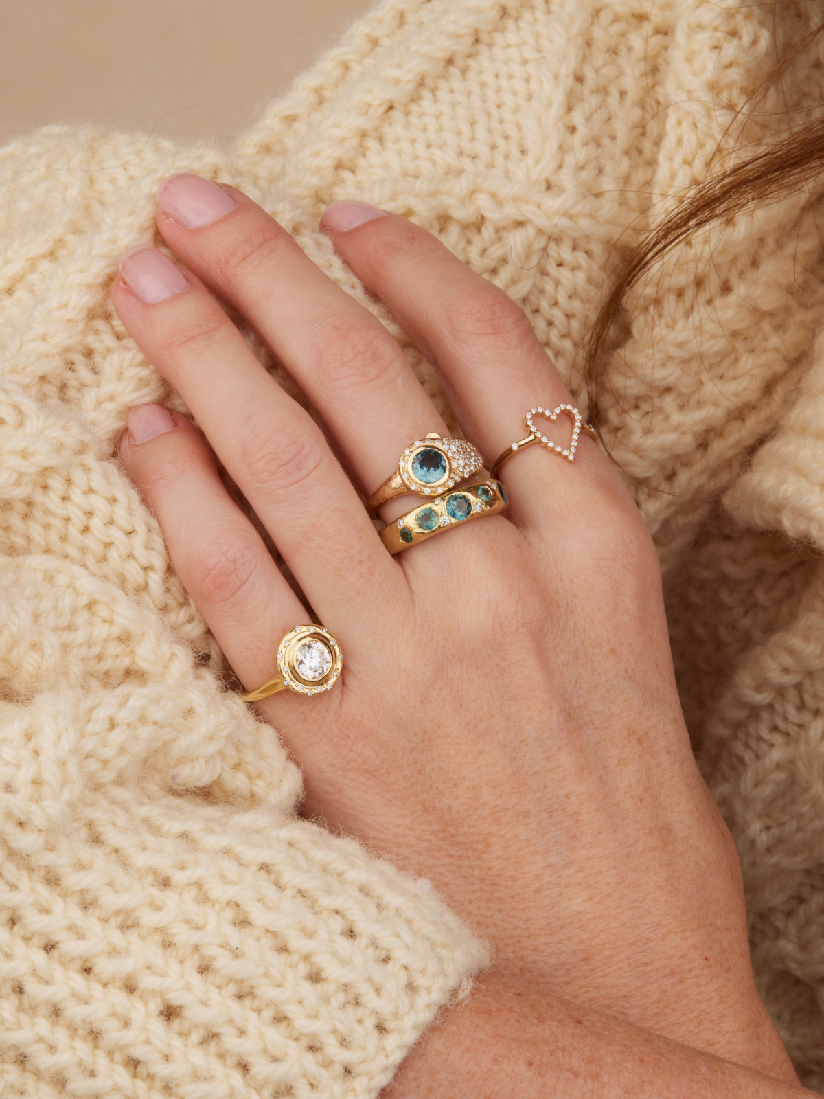 Birthstone Lock Ring - Personalized Sterling Silver Jewelry for Women - Perfect Gift for Birthday, Anniversary & Valentine's Day - Elegant Everyday Wear & Special Occasions