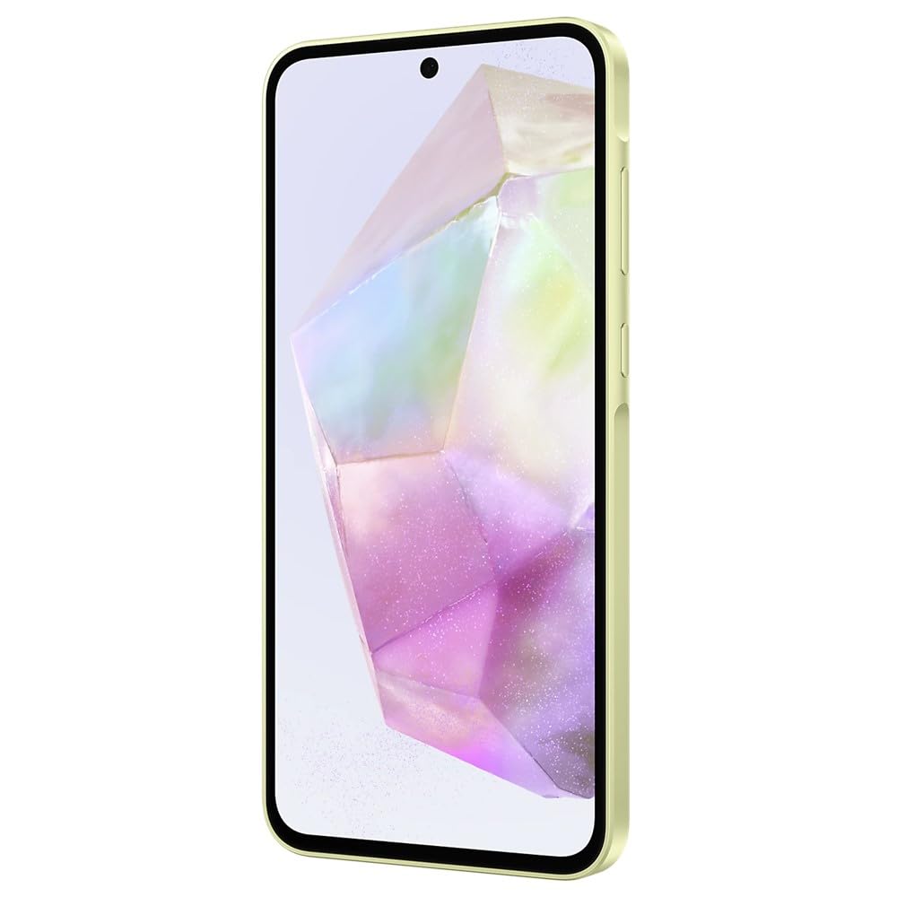 Samsung Galaxy A35 5G 256GB Unlocked Smartphone - Dual SIM GSM Android Phone (US Compatible LTE) - Awesome Lemon Color | Perfect for Travel, Business & Streaming