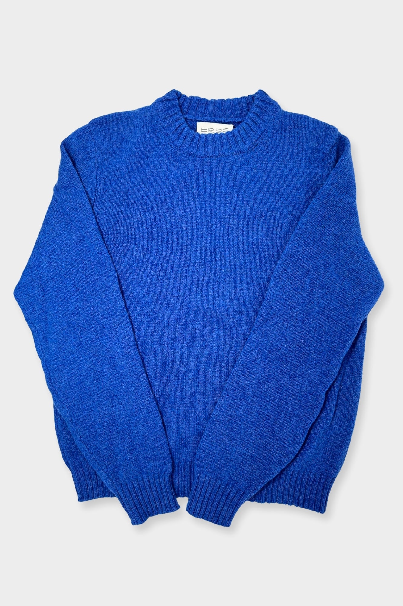 Brora Shetland Wool Sweater for Women | Soft Blue Knit Pullover | Cozy Winter & Fall Fashion | Perfect for Casual Outings & Office Wear