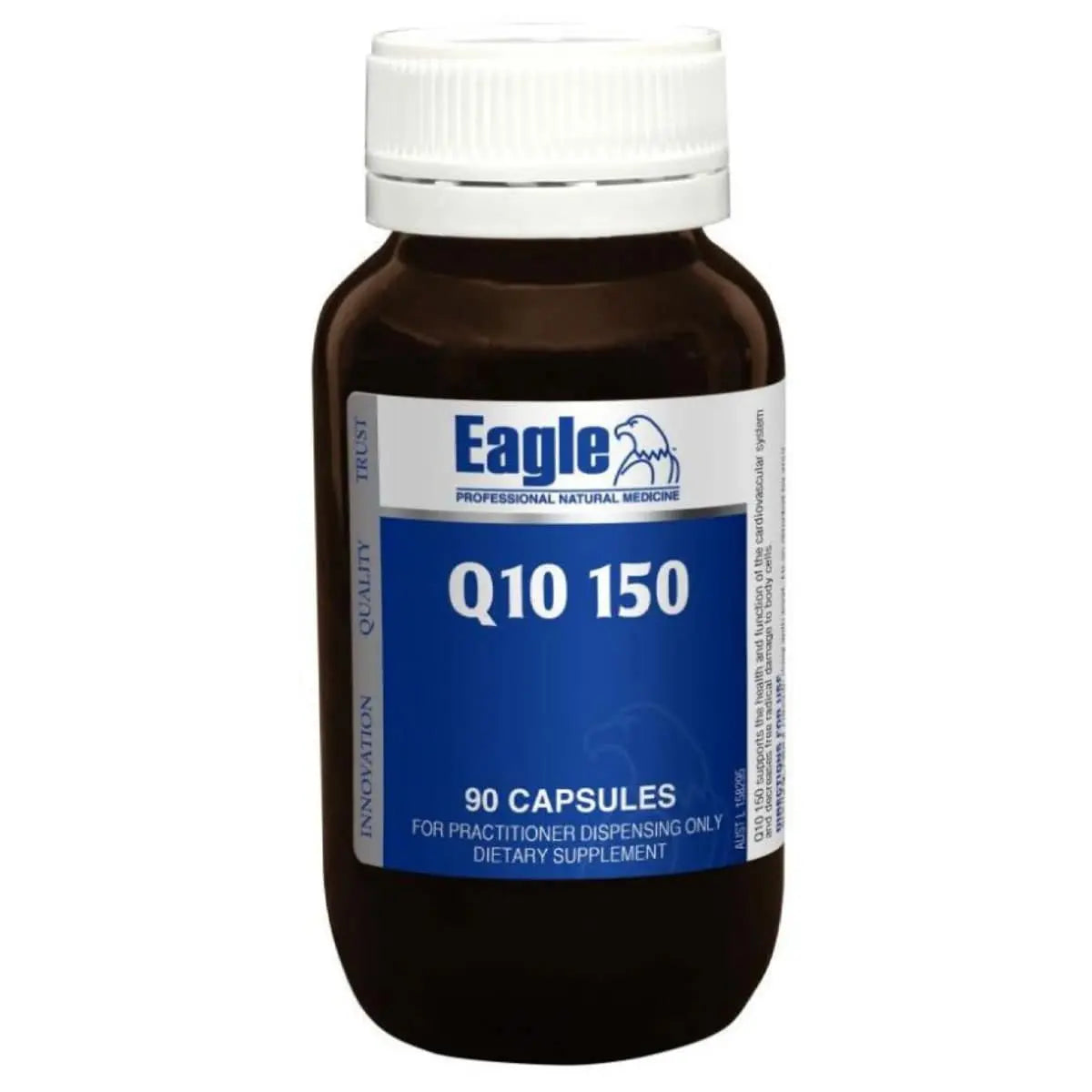 Q10 150mg 90 Capsules - Coenzyme Q10 Supplement for Heart Health & Energy Support - Eagle Brand - Perfect for Daily Wellness & Active Lifestyle