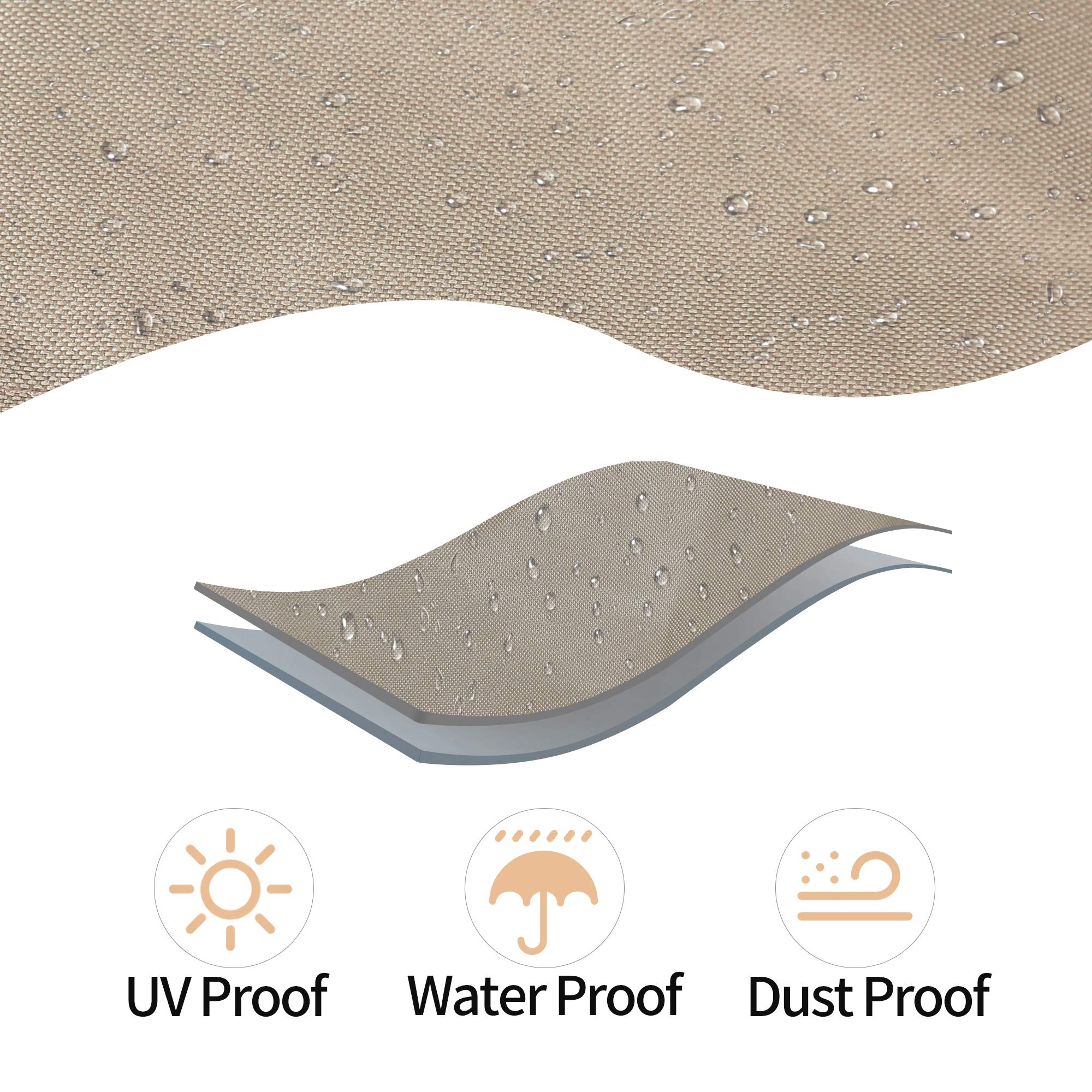 MASTER COOK Heavy Duty Waterproof Gas Grill Cover - 30.31