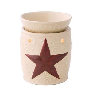 Scentsy Deluxe Warmer - Rustic Star Design | Premium Wax Melter for Home Fragrance | Perfect for Living Room, Bedroom & Office Decor