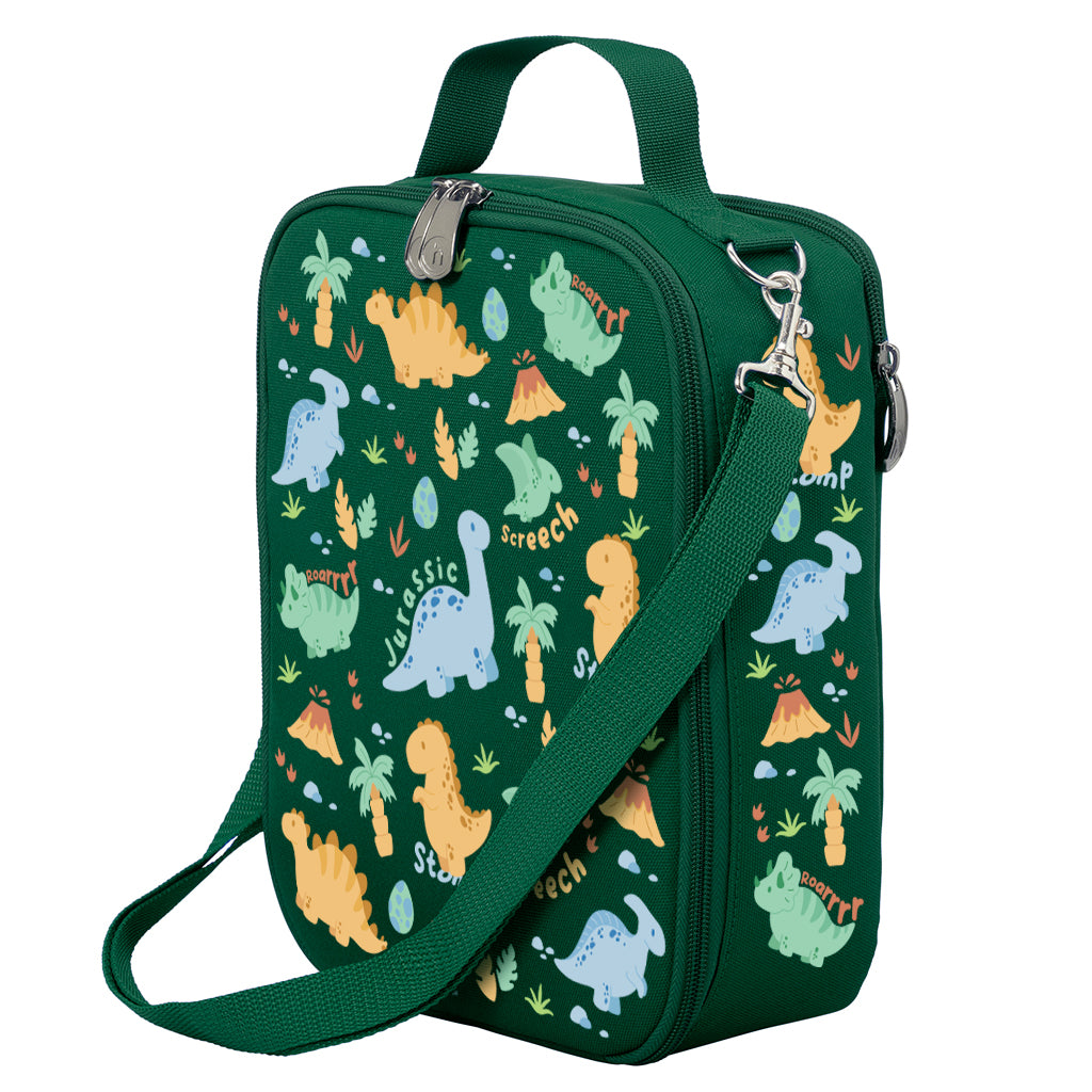 Dinosaur Lunch Box for Adults & Kids - Insulated Jurassic Large Lunch Bag for Work, School & Picnics - Perfect for Office, Camping & Outdoor Activities