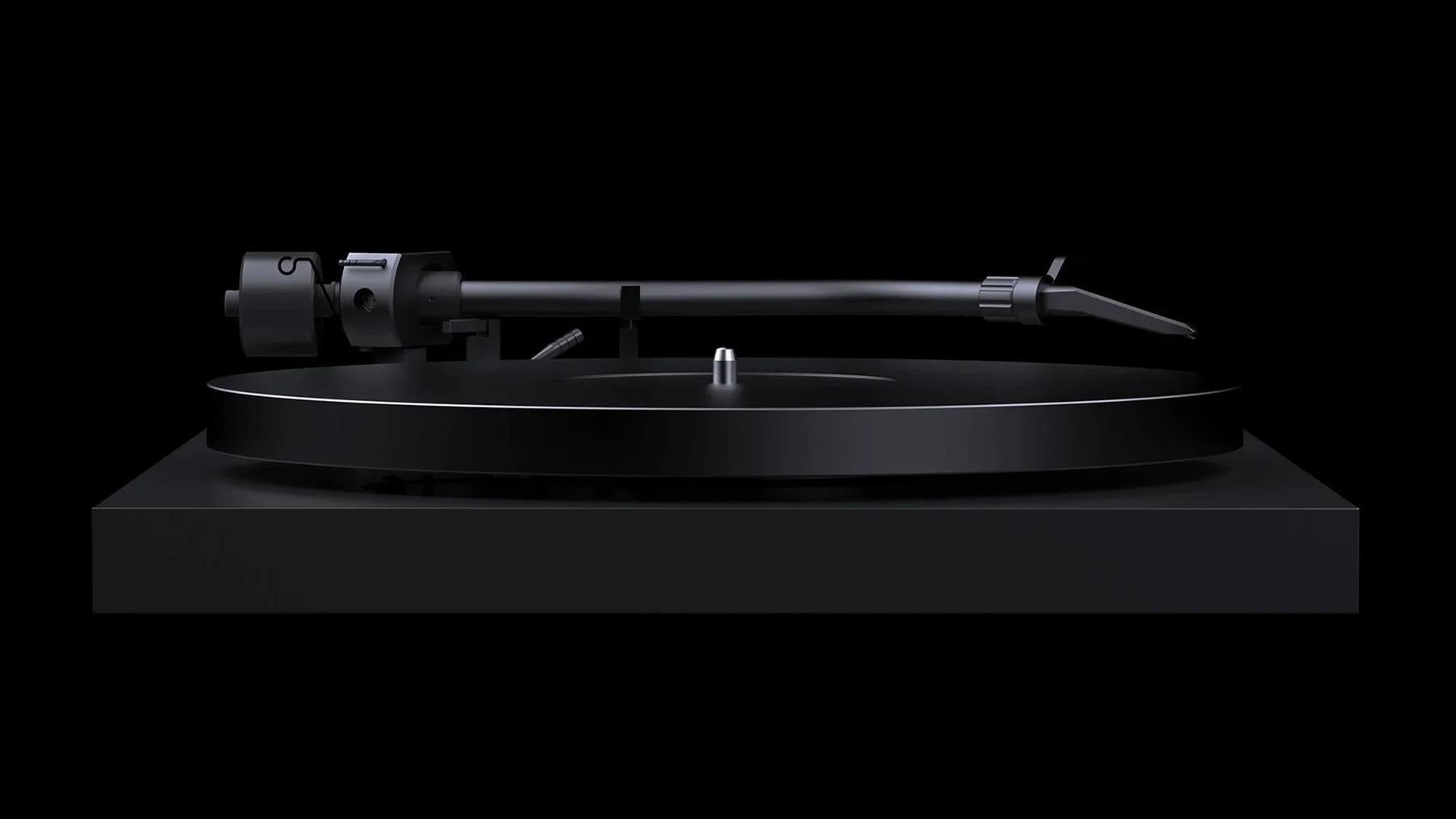 Pro-Ject Debut PRO S Turntable (Satin Black) - High-End Vinyl Record Player for Audiophiles & Home Entertainment Systems