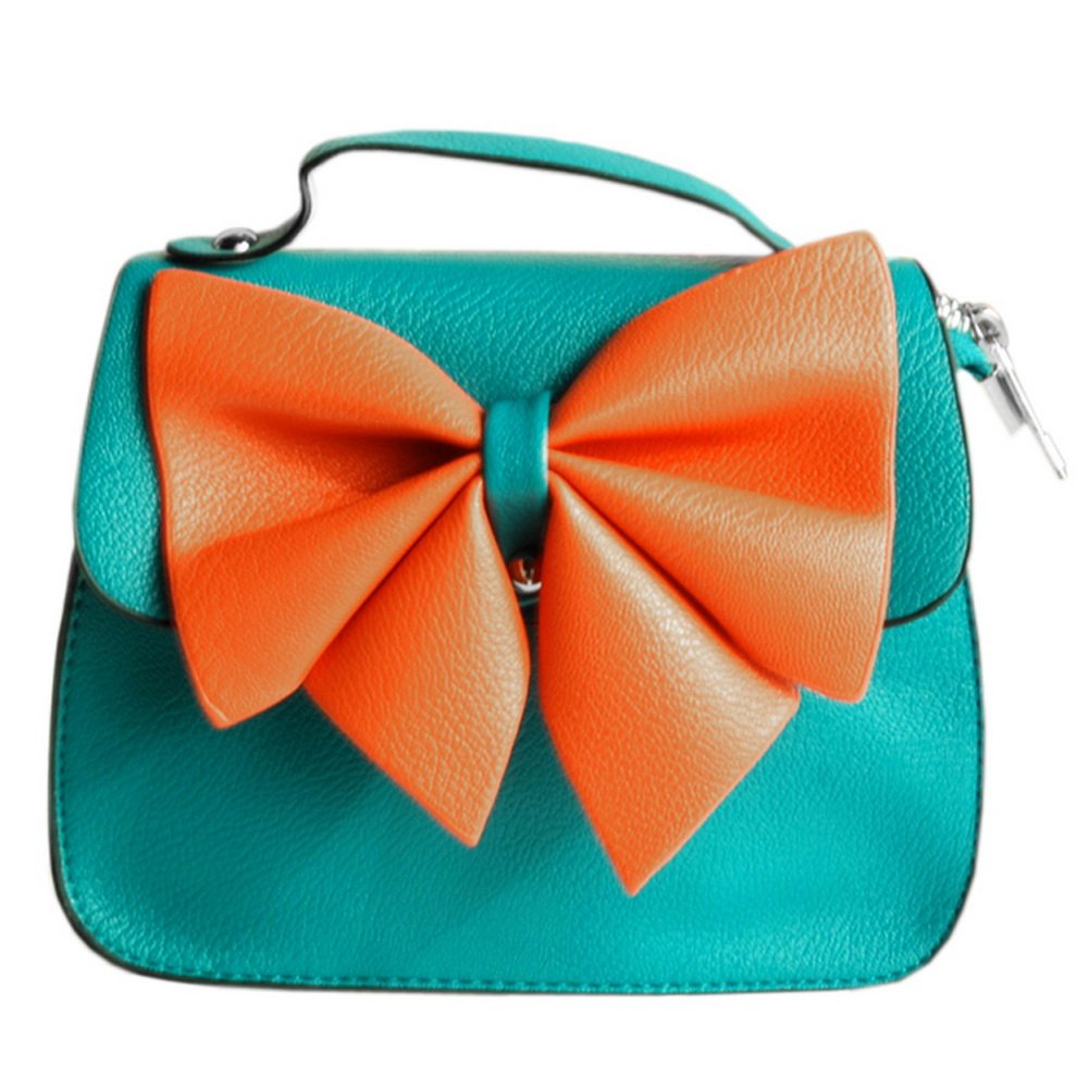 Bright Ocean Fashionable Colorful Leatherette Clutch Shoulder Bag - Women's Casual Crossbody Purse for Work, Party & Daily Use