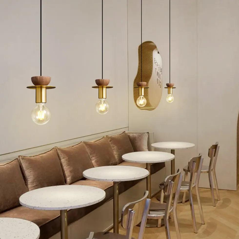 Modern Minimalist Tapered Cone LED Pendant Light - Sleek Hanging Fixture for Dining Room, Kitchen Island, or Bedroom Lighting