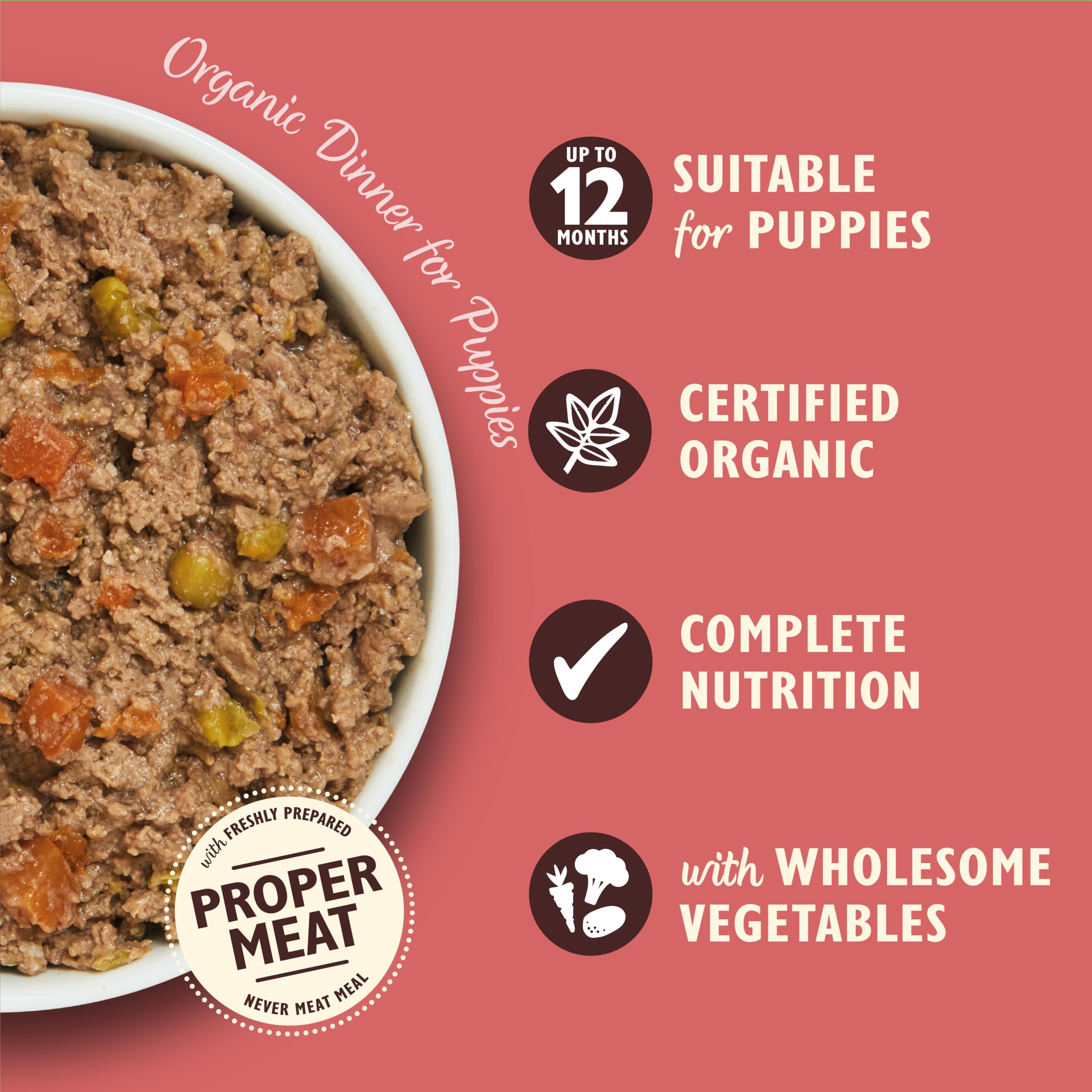 Lily's Kitchen Organic Puppy Food 150g - Pack of 11 for Healthy Growth