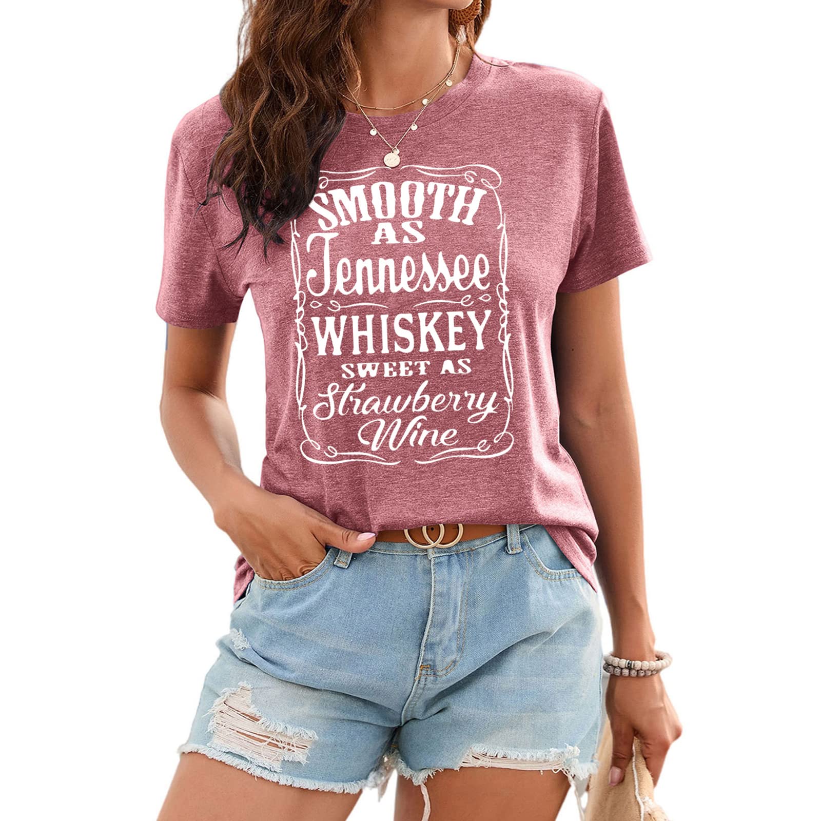 Vintage Band Tees for Women - Country Western Cowgirl Graphic Casual T-Shirt | Perfect for Concerts, Rodeos & Everyday Wear