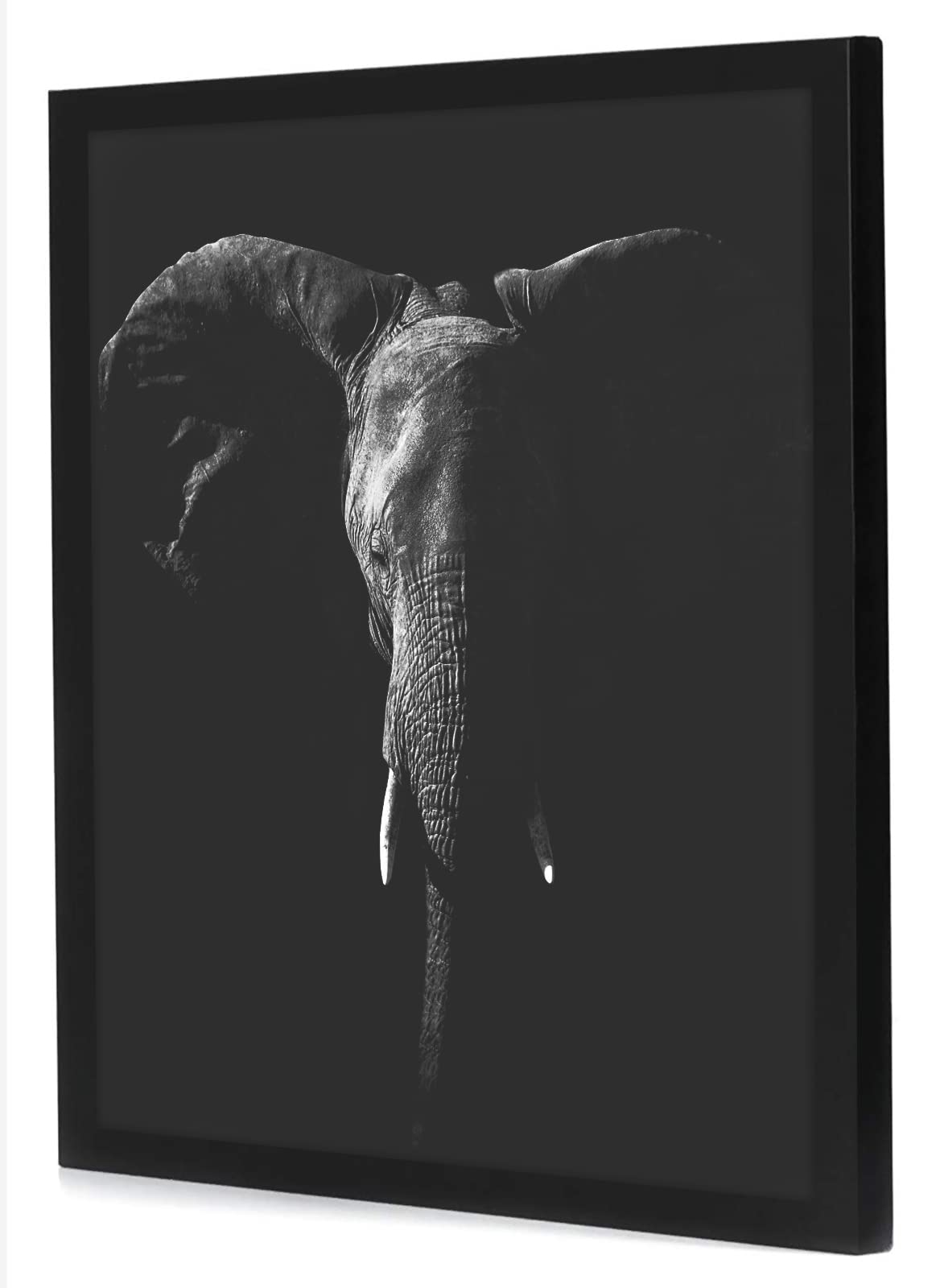 Americanflat 20x20 Black Picture Frame - Polished Plexiglass & Wood for Wall Display - Home & Office Decor