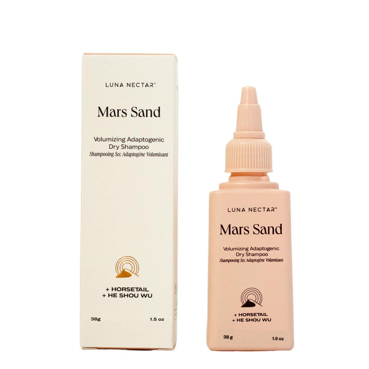 Mars Sand Volumizing Adaptogenic Dry Shampoo for Oily Hair - Refreshes & Adds Volume Between Washes | Perfect for Travel, Gym & Busy Mornings